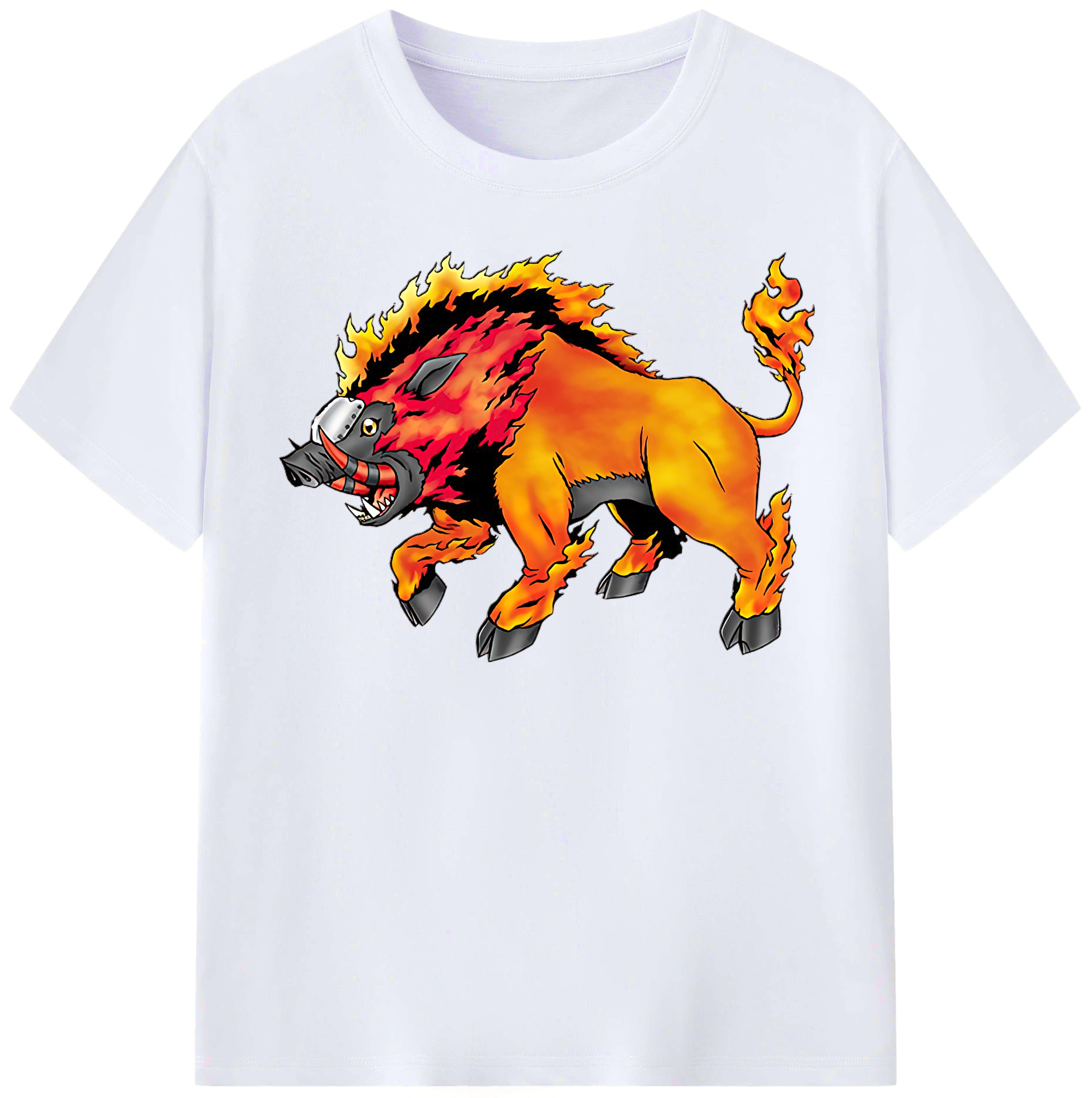（画像用） Digimon デジタルモンスター/デジモン レディースカジュアルプリントTシャツ（綿100％）