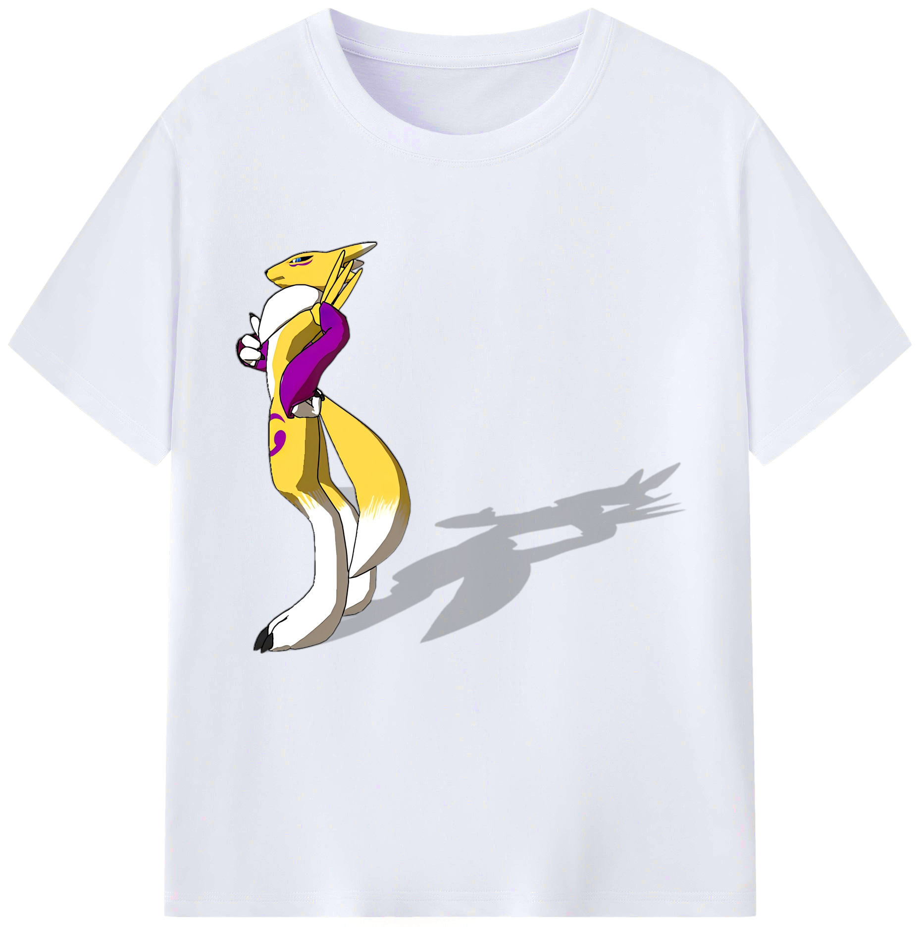 （画像用） Digimon デジタルモンスター/デジモン レディースカジュアルプリントTシャツ（綿100％）