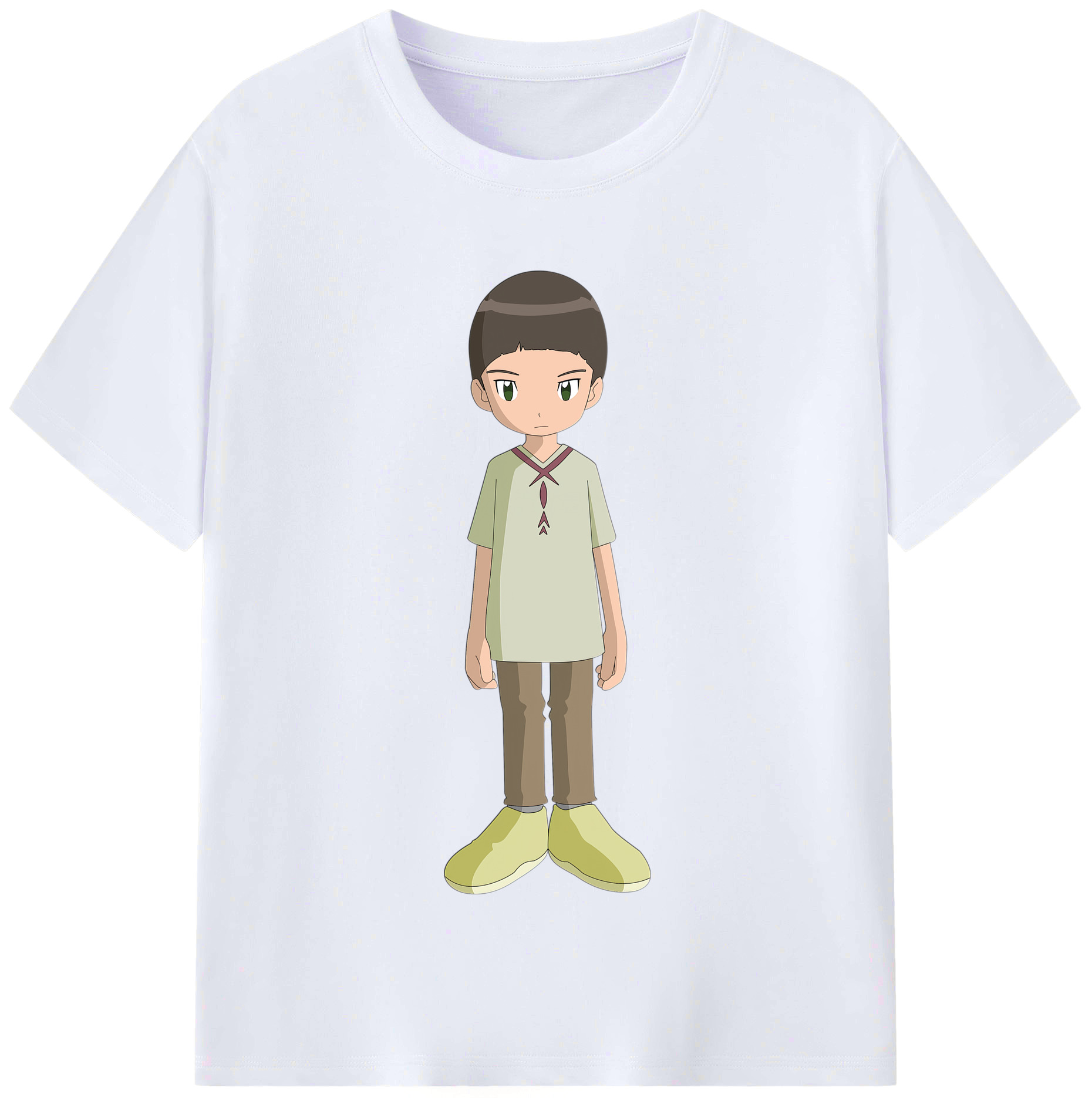 （画像用） Digimon デジタルモンスター/デジモン レディースカジュアルプリントTシャツ（綿100％）