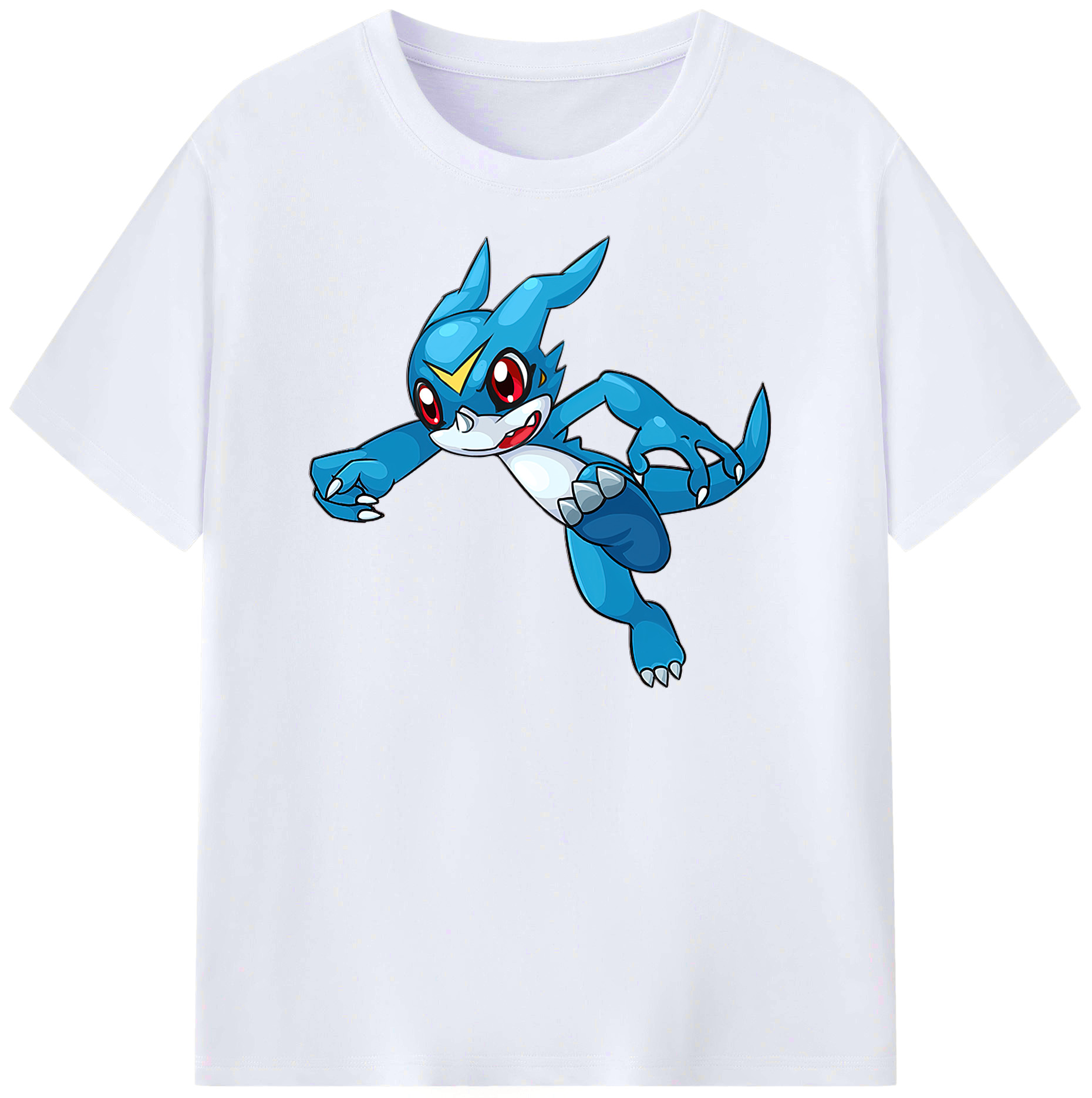 （画像用） Digimon デジタルモンスター/デジモン レディースカジュアルプリントTシャツ（綿100％）