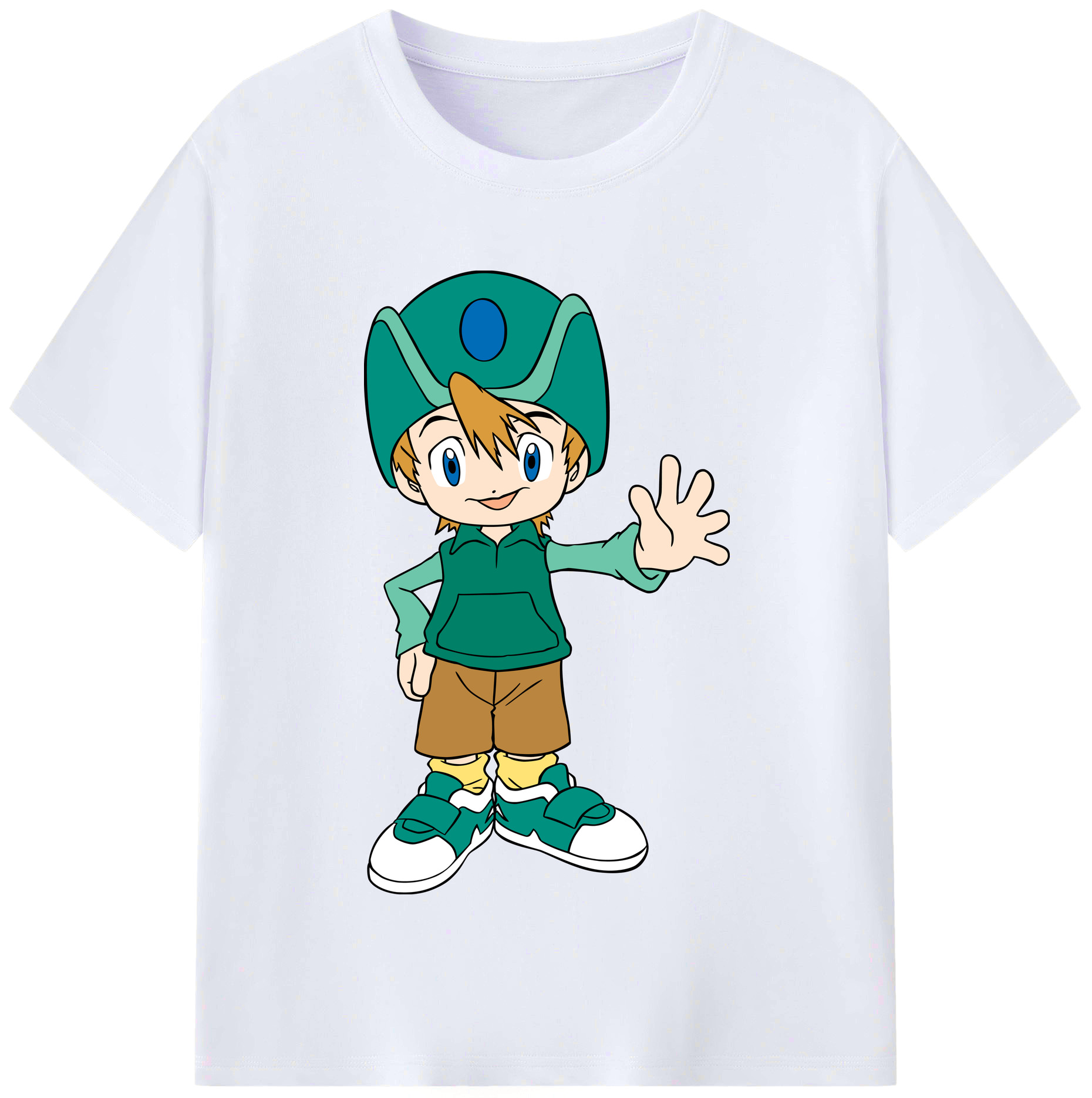 （画像用） Digimon デジタルモンスター/デジモン レディースカジュアルプリントTシャツ（綿100％）