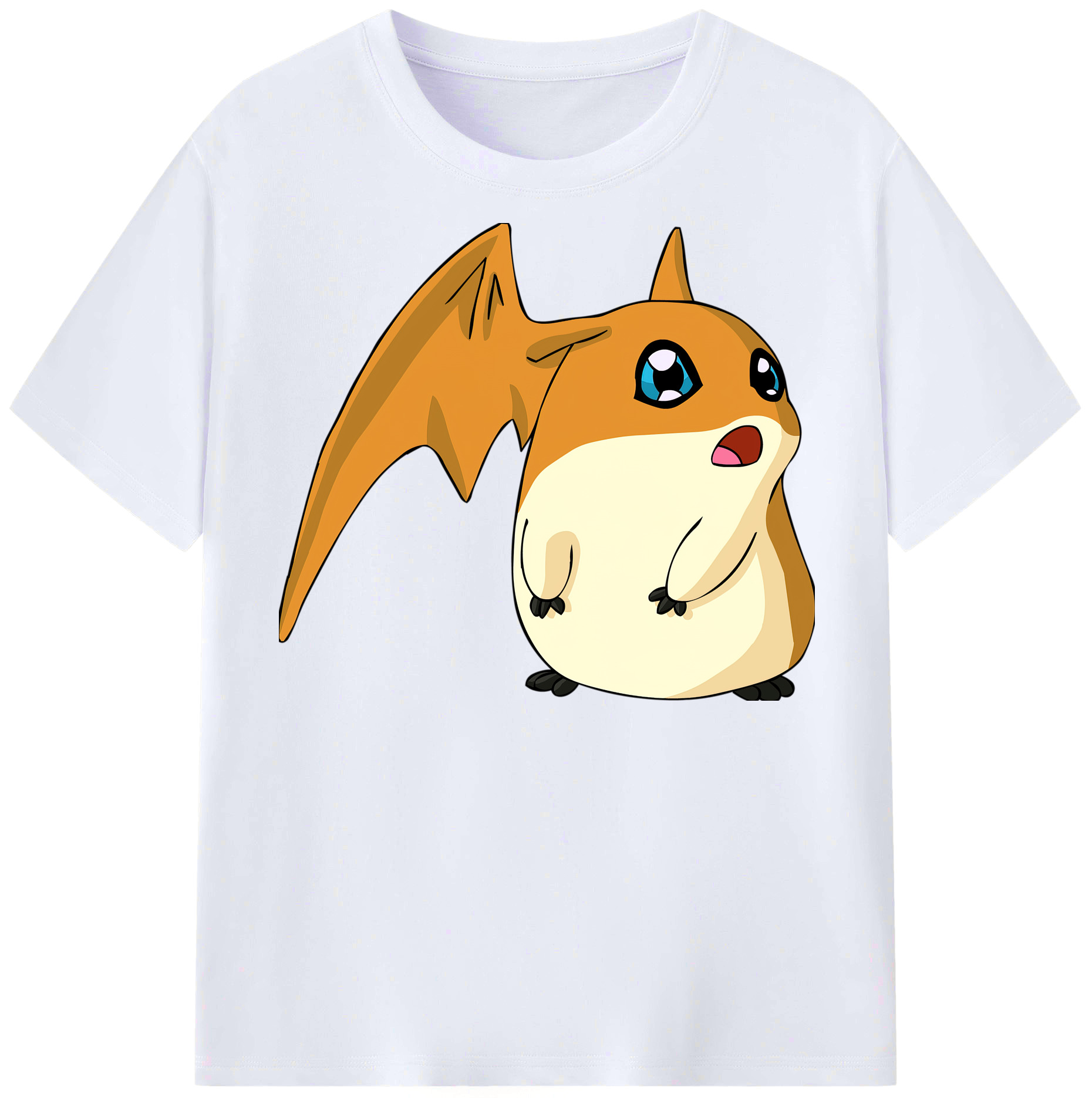 （画像用） Digimon デジタルモンスター/デジモン レディースカジュアルプリントTシャツ（綿100％）
