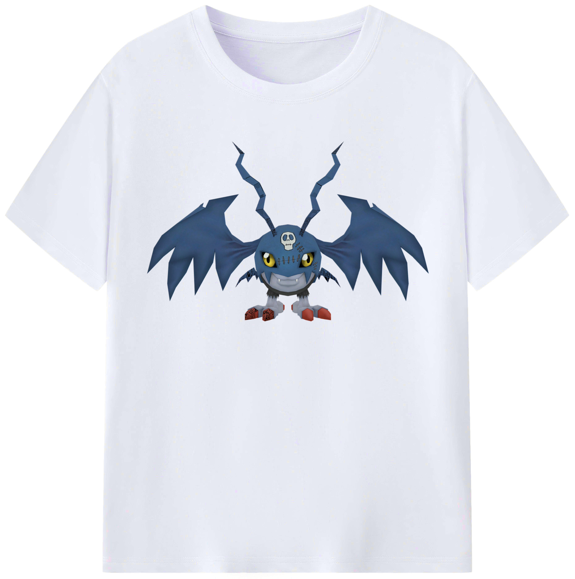 （画像用） Digimon デジタルモンスター/デジモン レディースカジュアルプリントTシャツ（綿100％）