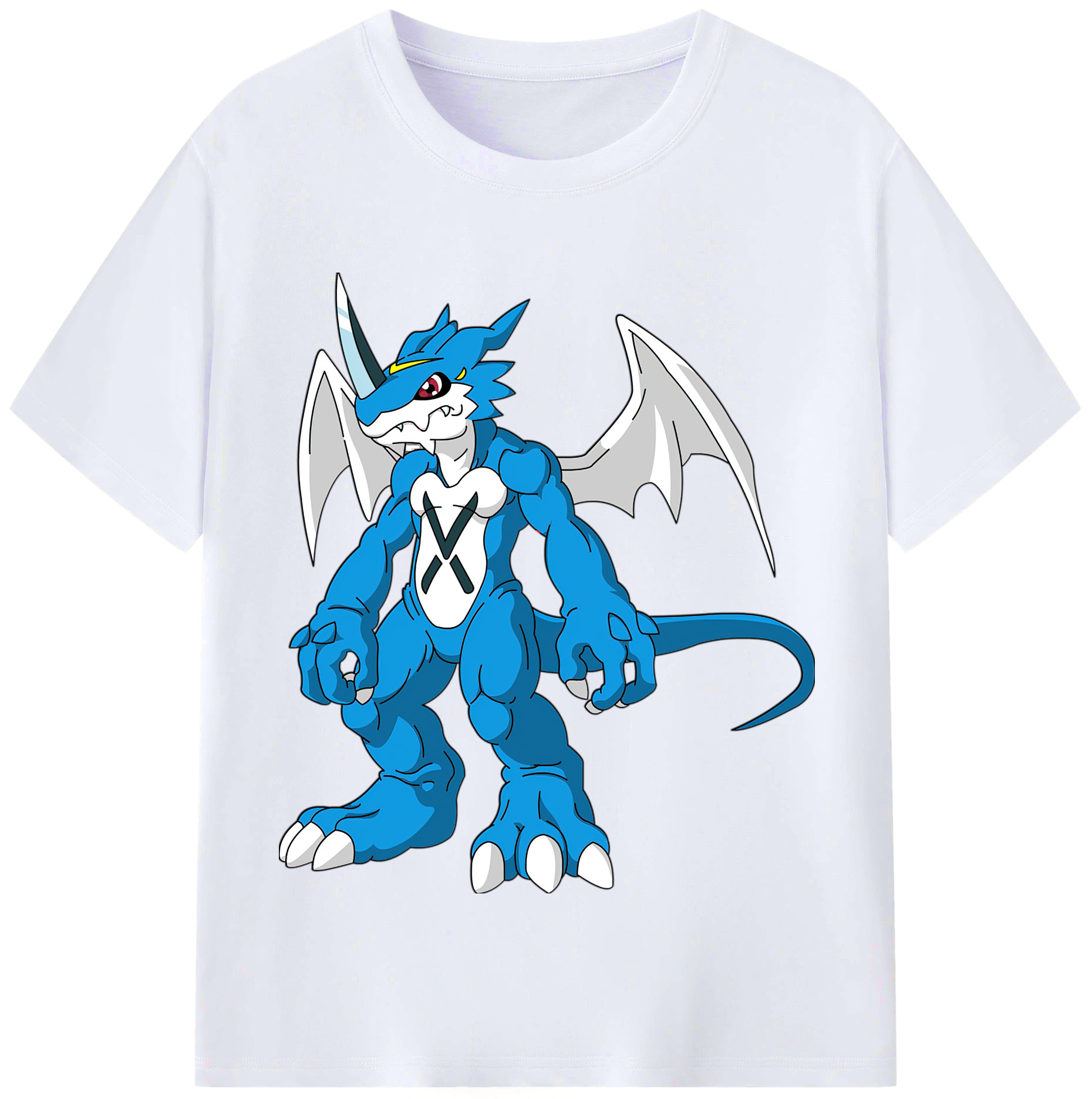 （画像用） Digimon デジタルモンスター/デジモン レディースカジュアルプリントTシャツ（綿100％）