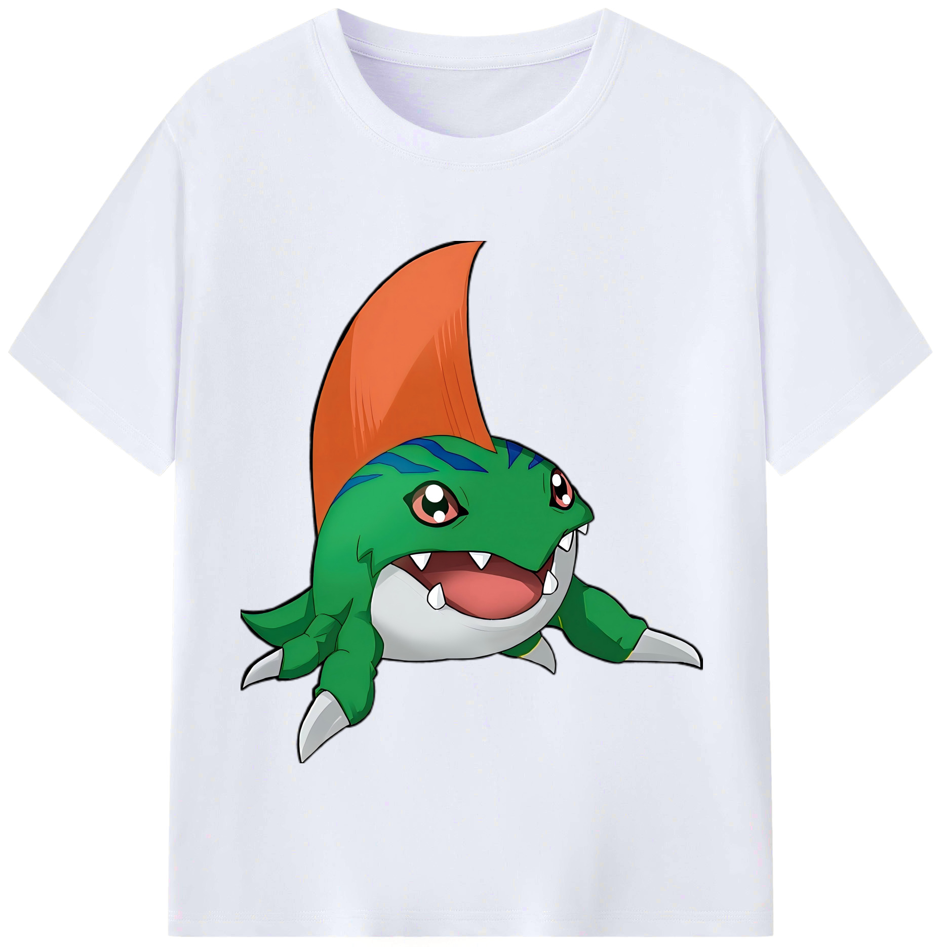 （画像用） Digimon デジタルモンスター/デジモン レディースカジュアルプリントTシャツ（綿100％）
