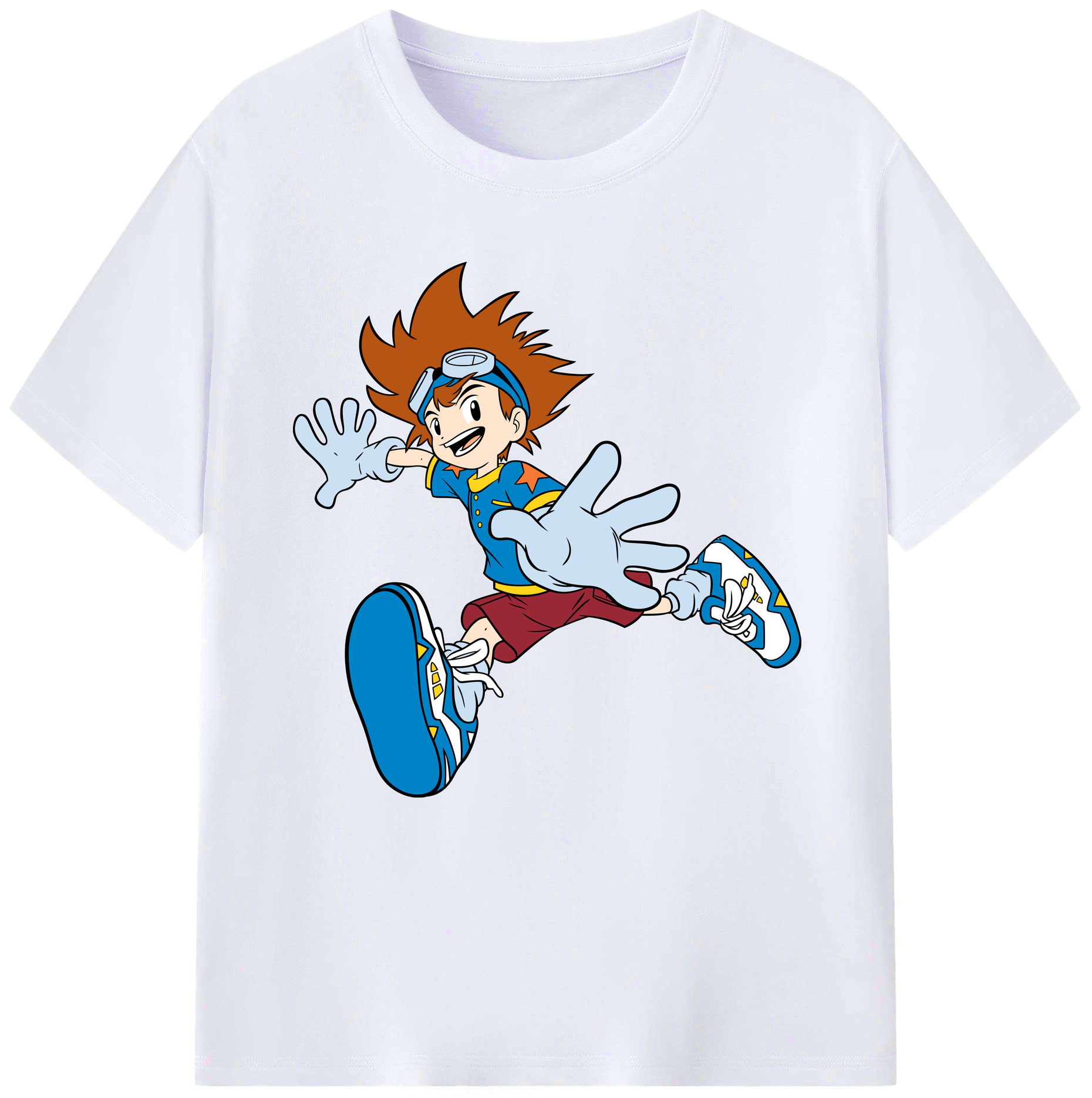 （画像用） Digimon デジタルモンスター/デジモン レディースカジュアルプリントTシャツ（綿100％）
