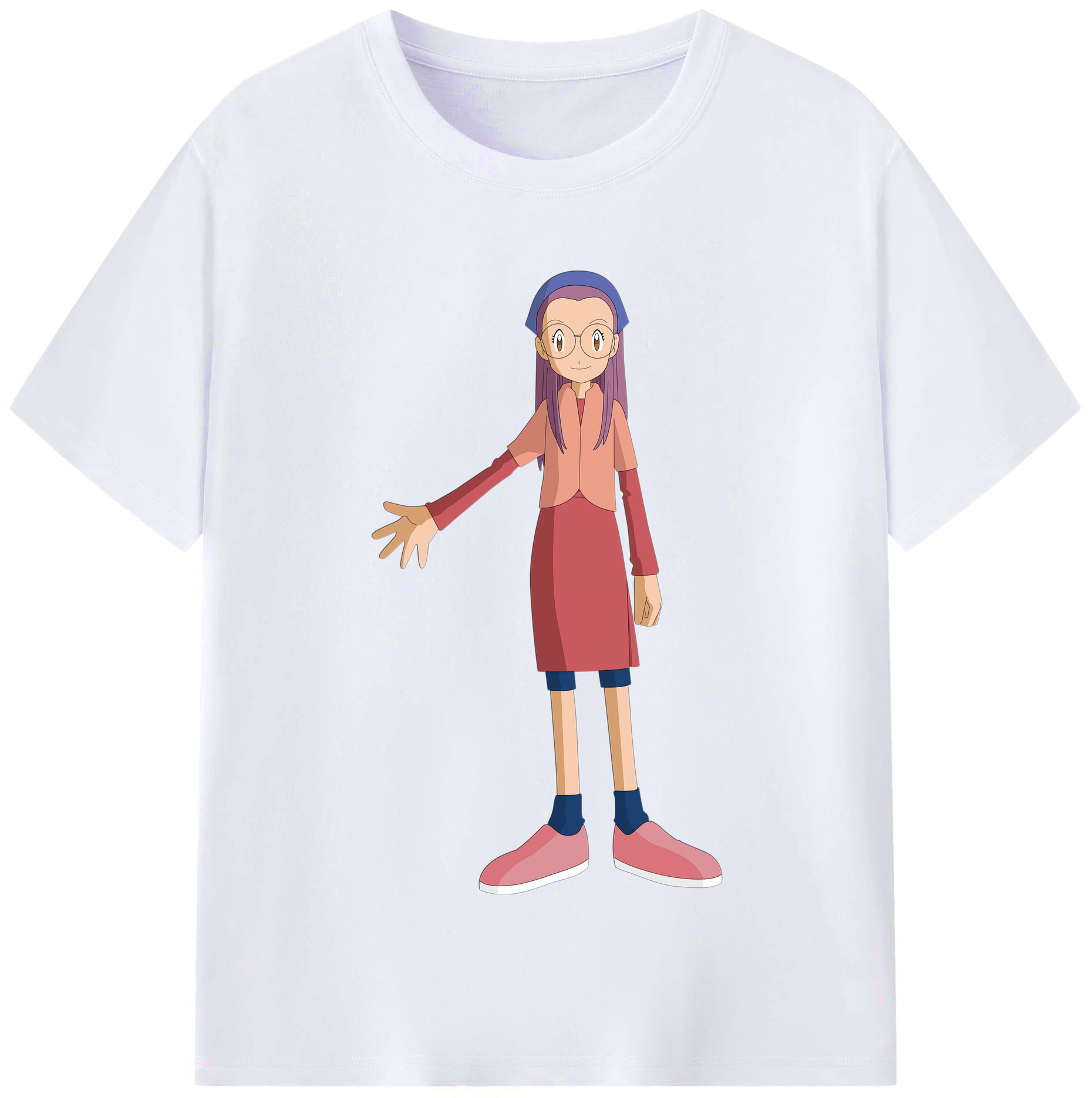 （画像用） Digimon デジタルモンスター/デジモン レディースカジュアルプリントTシャツ（綿100％）