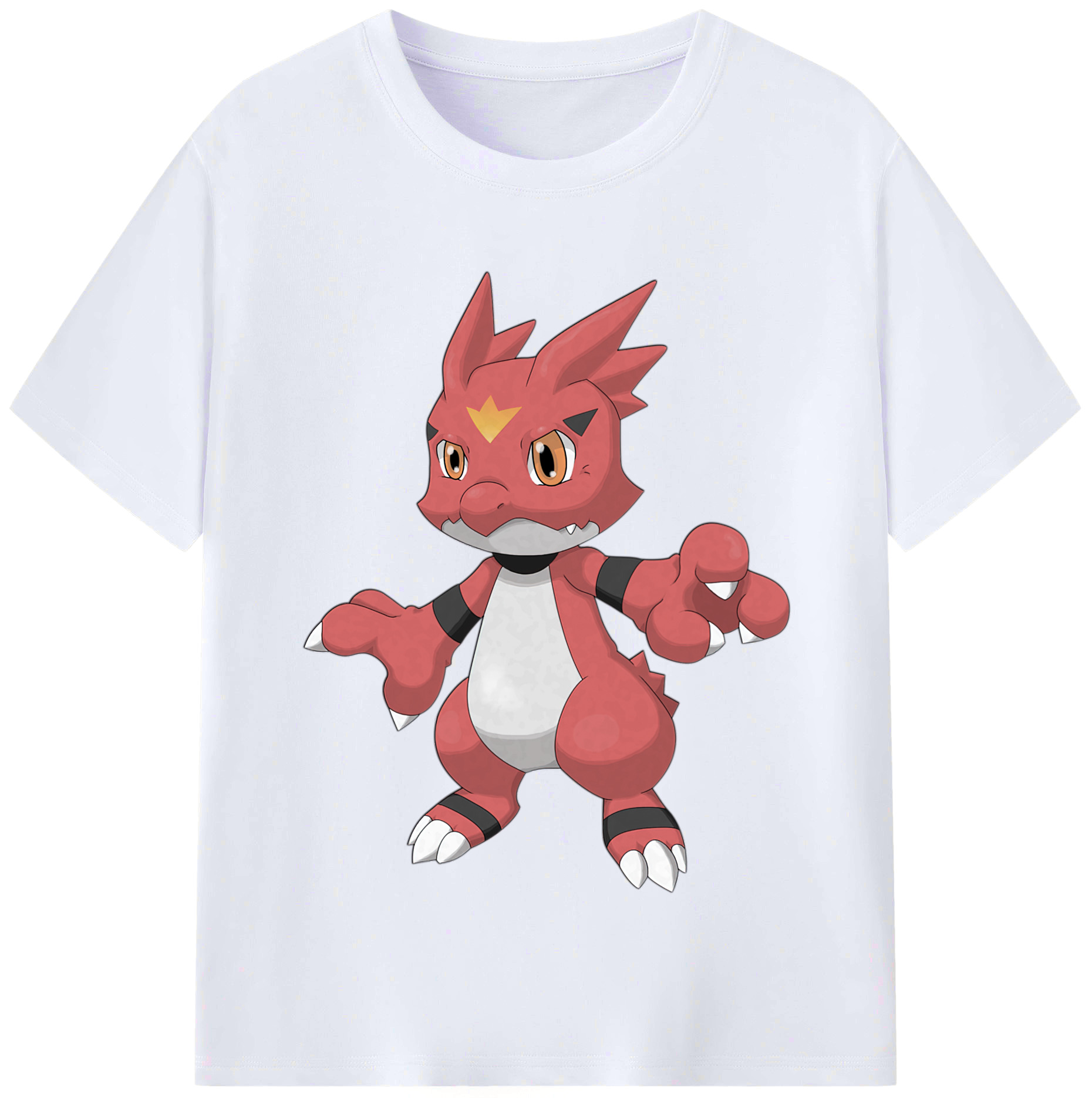 （画像用） Digimon デジタルモンスター/デジモン レディースカジュアルプリントTシャツ（綿100％）