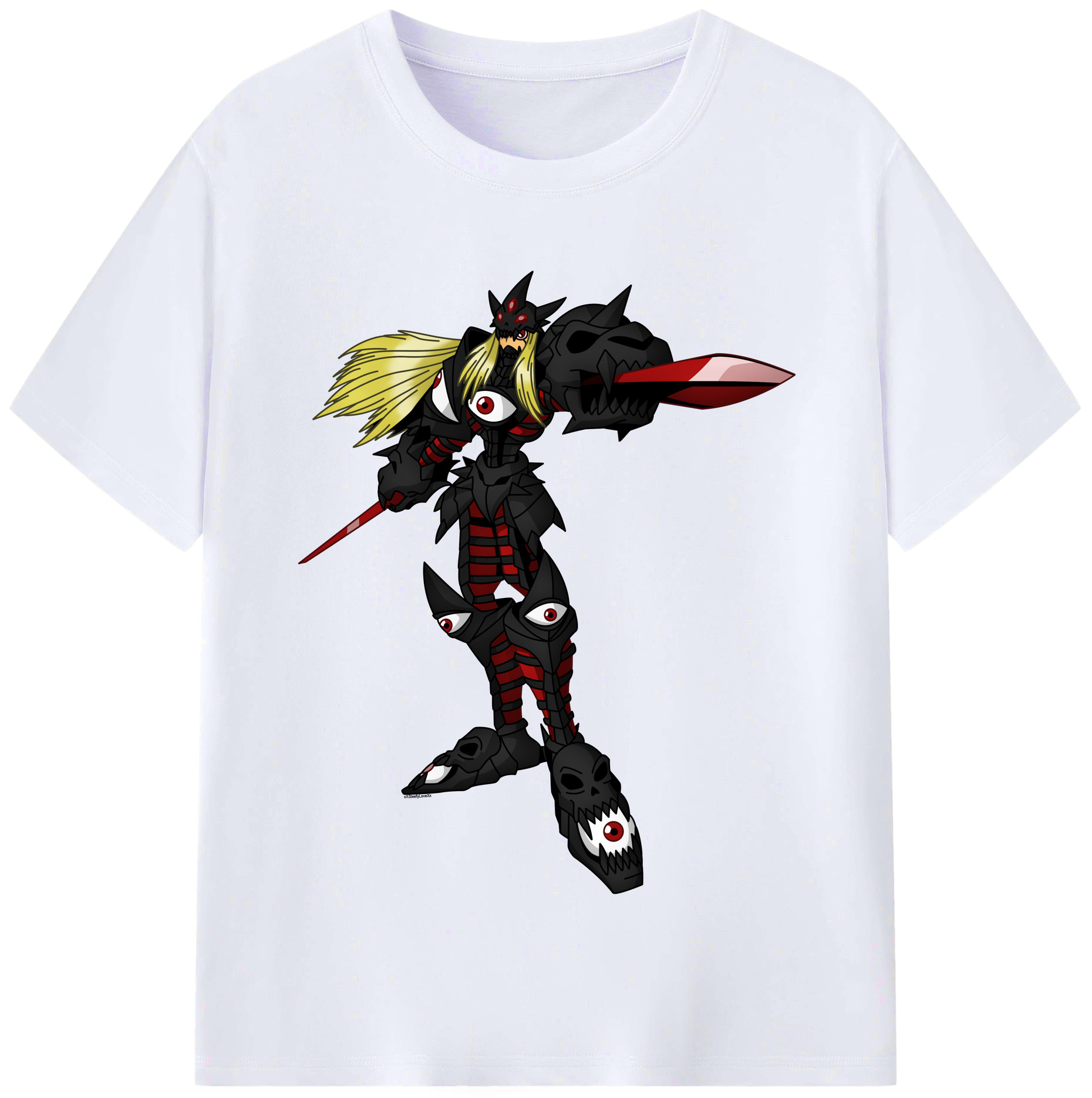 （画像用） Digimon デジタルモンスター/デジモン レディースカジュアルプリントTシャツ（綿100％）