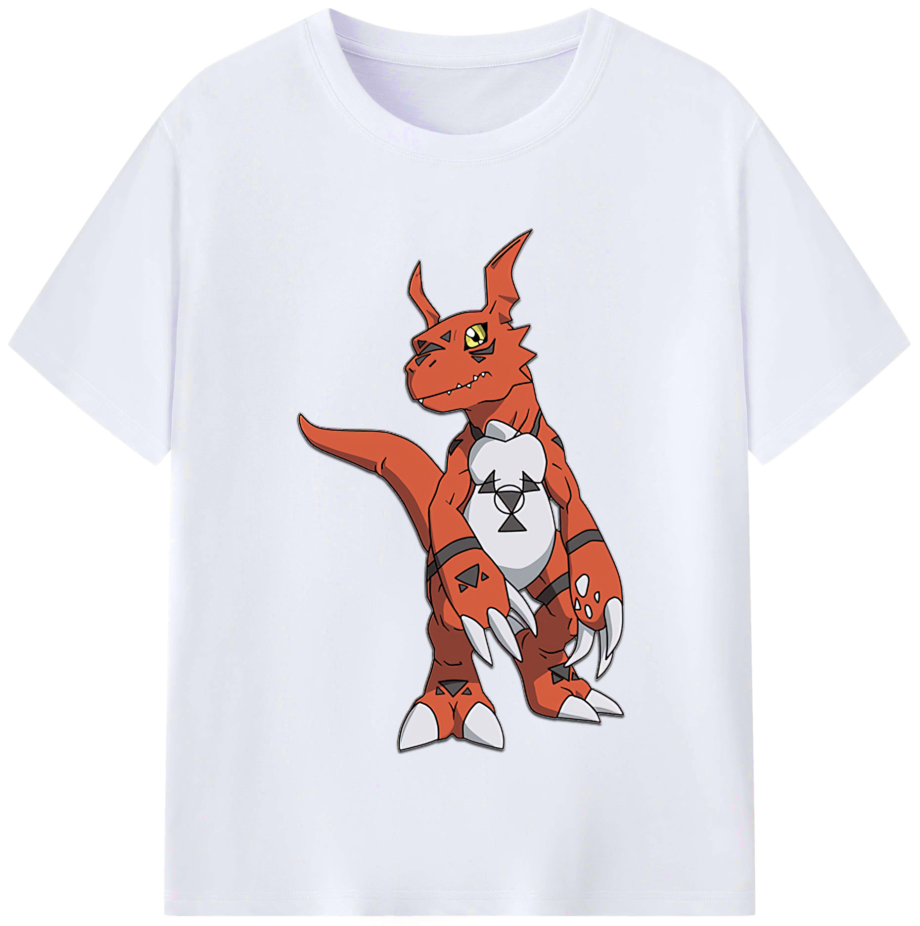 （画像用） Digimon デジタルモンスター/デジモン レディースカジュアルプリントTシャツ（綿100％）