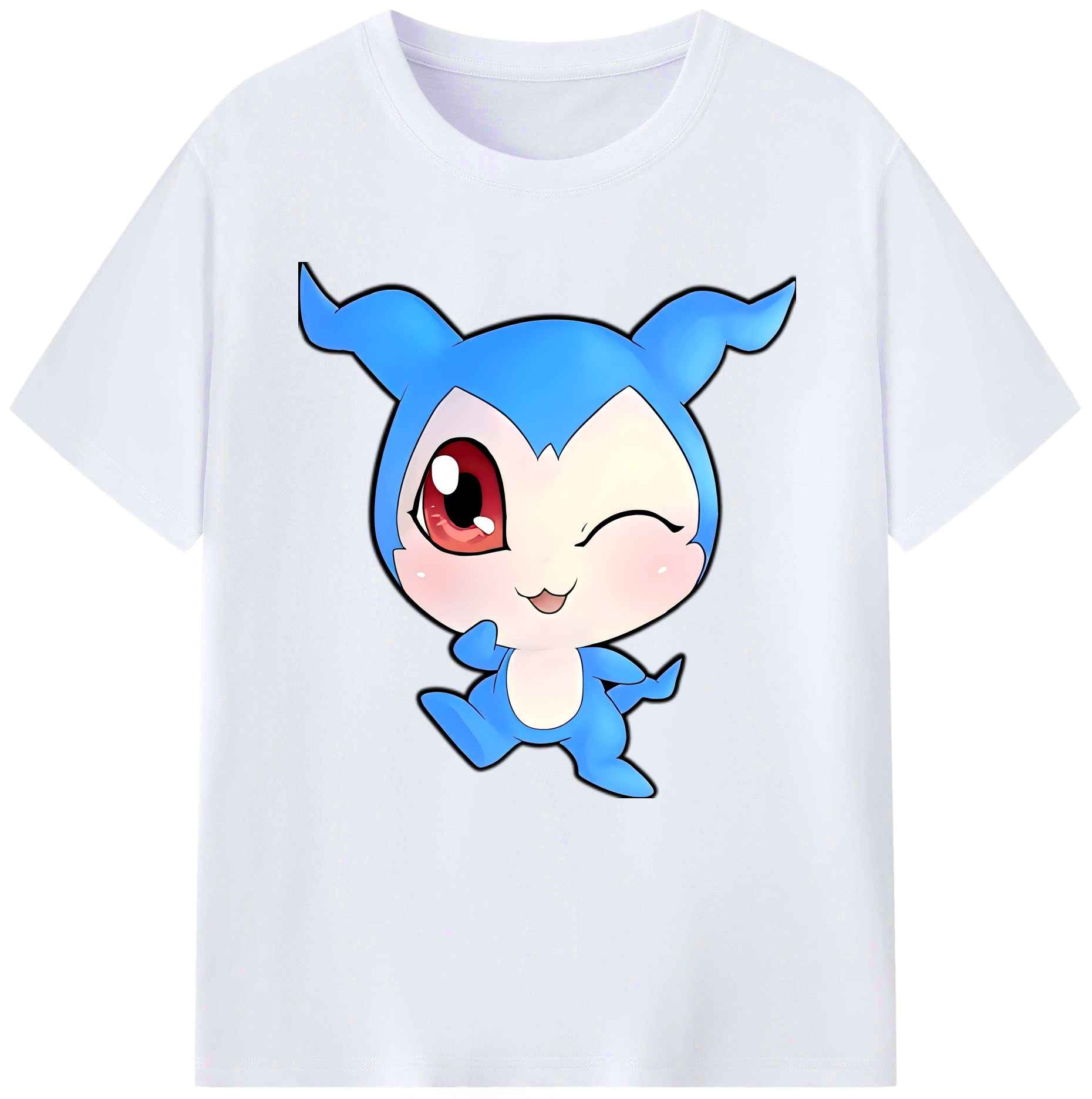 （画像用） Digimon デジタルモンスター/デジモン レディースカジュアルプリントTシャツ（綿100％）