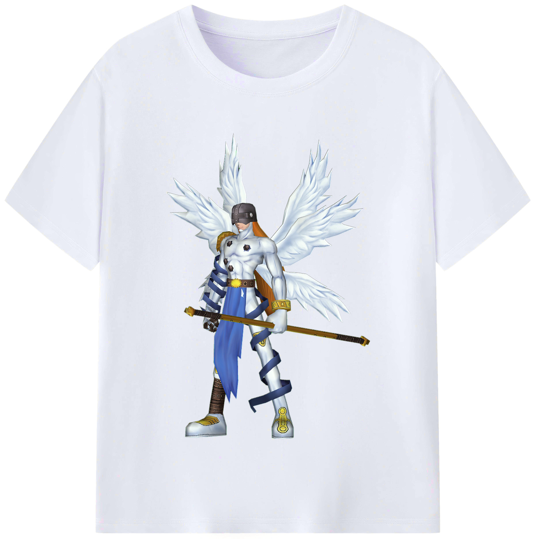 （画像用） Digimon デジタルモンスター/デジモン レディースカジュアルプリントTシャツ（綿100％）