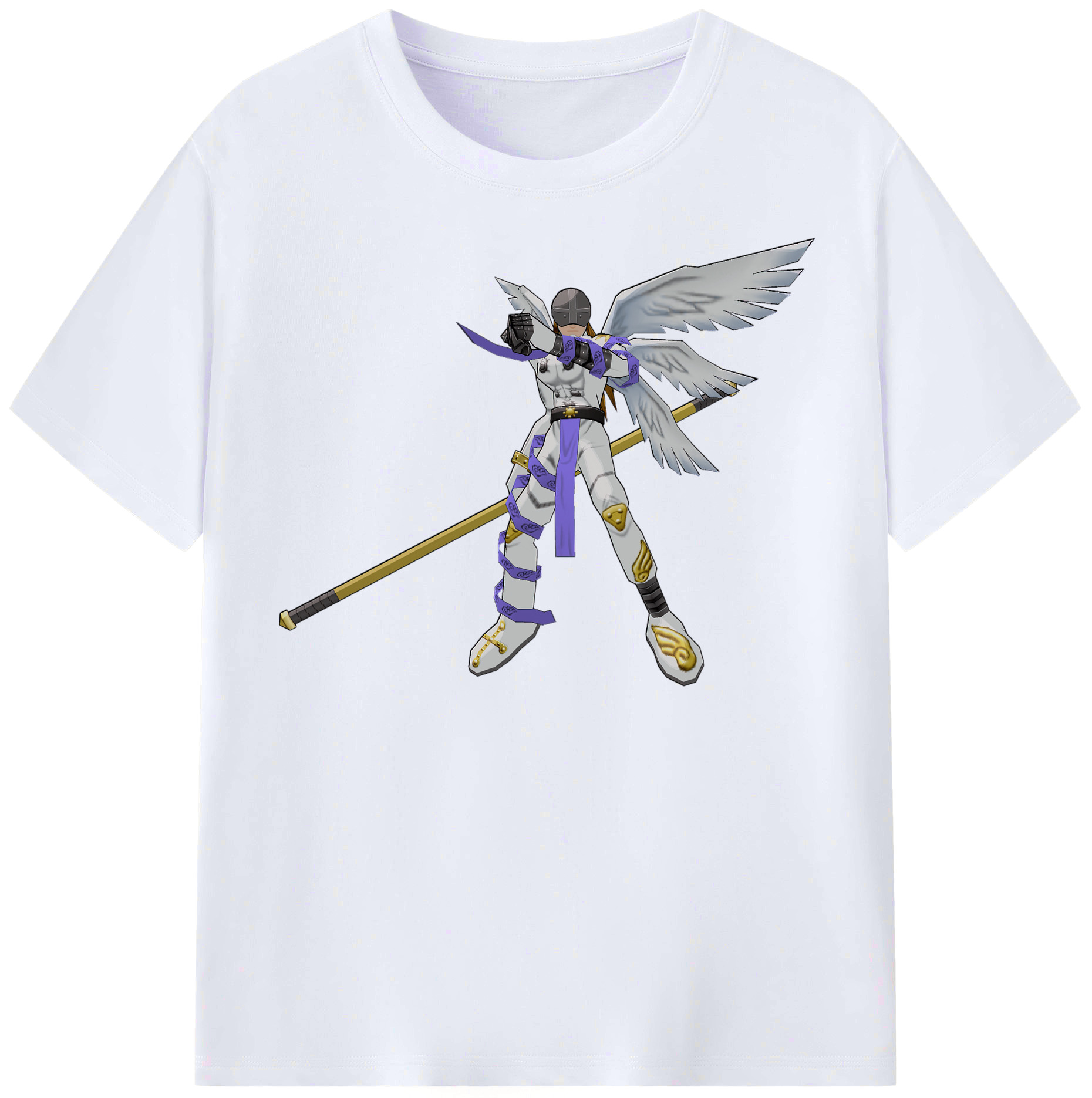 （画像用） Digimon デジタルモンスター/デジモン レディースカジュアルプリントTシャツ（綿100％）