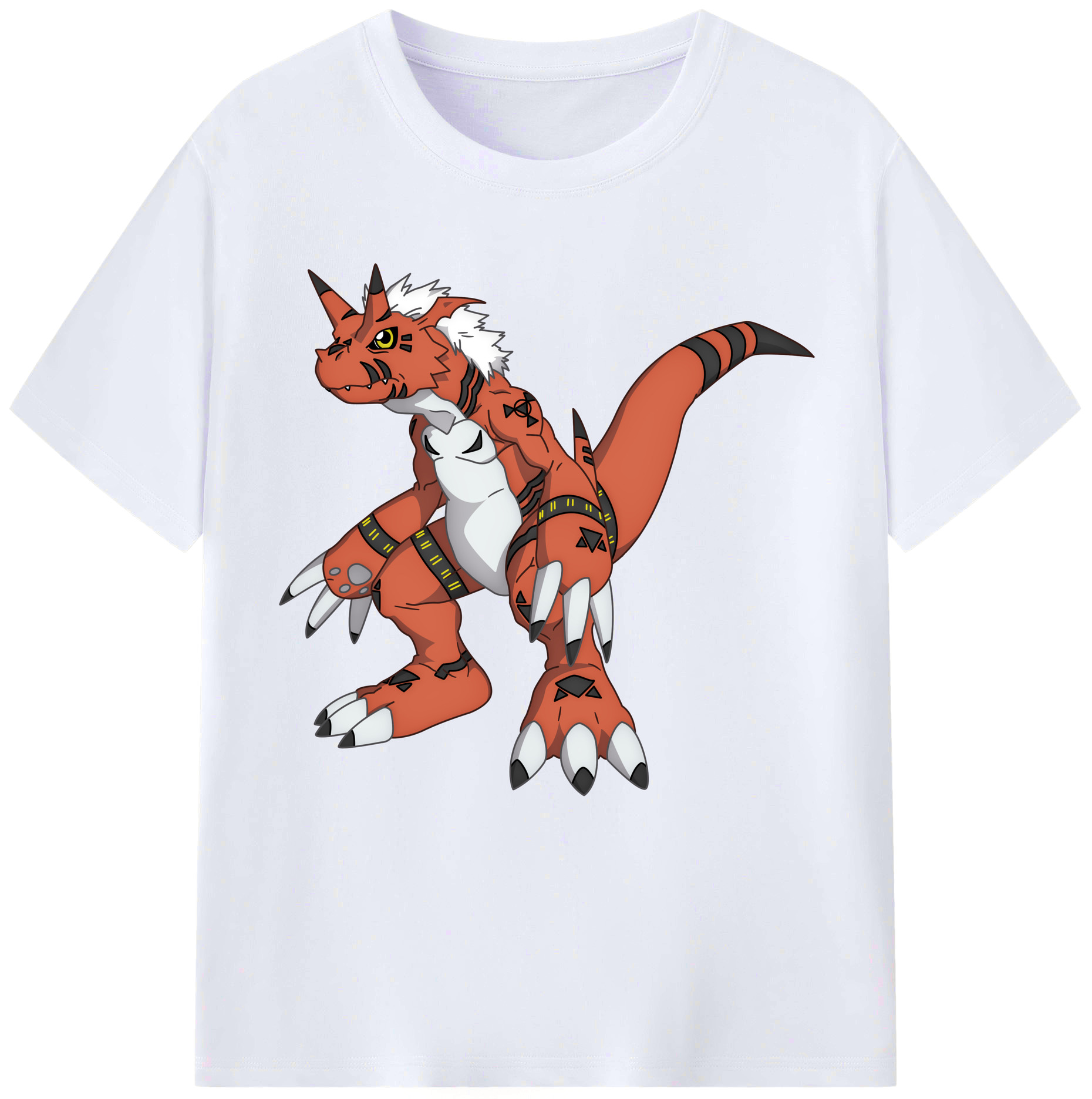 （画像用） Digimon デジタルモンスター/デジモン レディースカジュアルプリントTシャツ（綿100％）