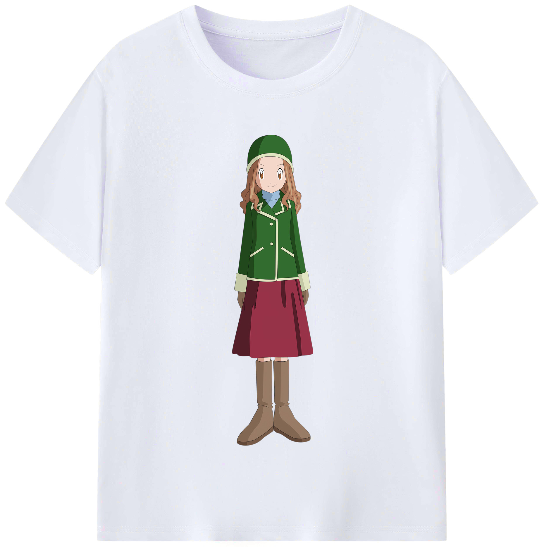 （画像用） Digimon デジタルモンスター/デジモン レディースカジュアルプリントTシャツ（綿100％）