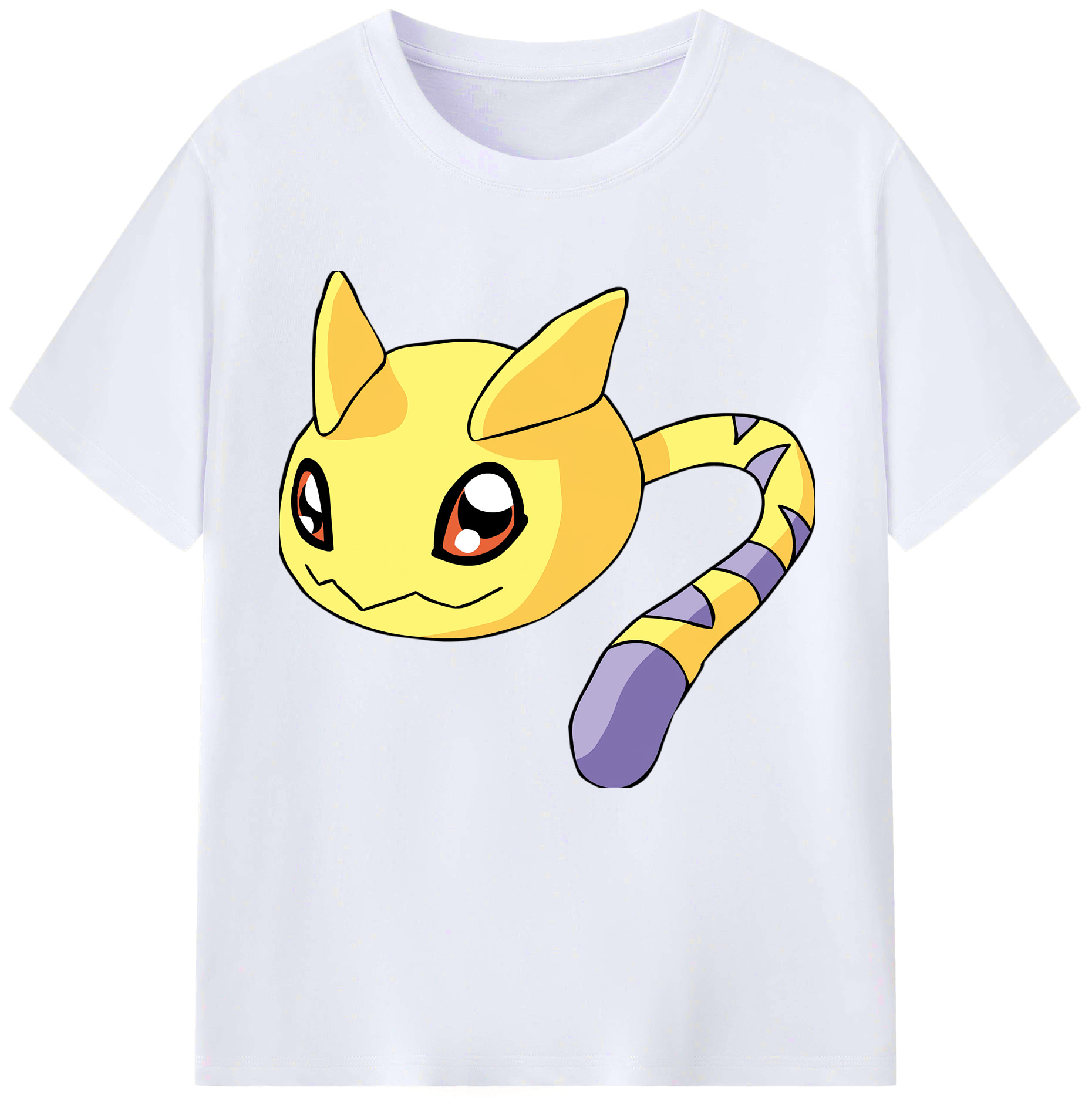 （画像用） Digimon デジタルモンスター/デジモン レディースカジュアルプリントTシャツ（綿100％）