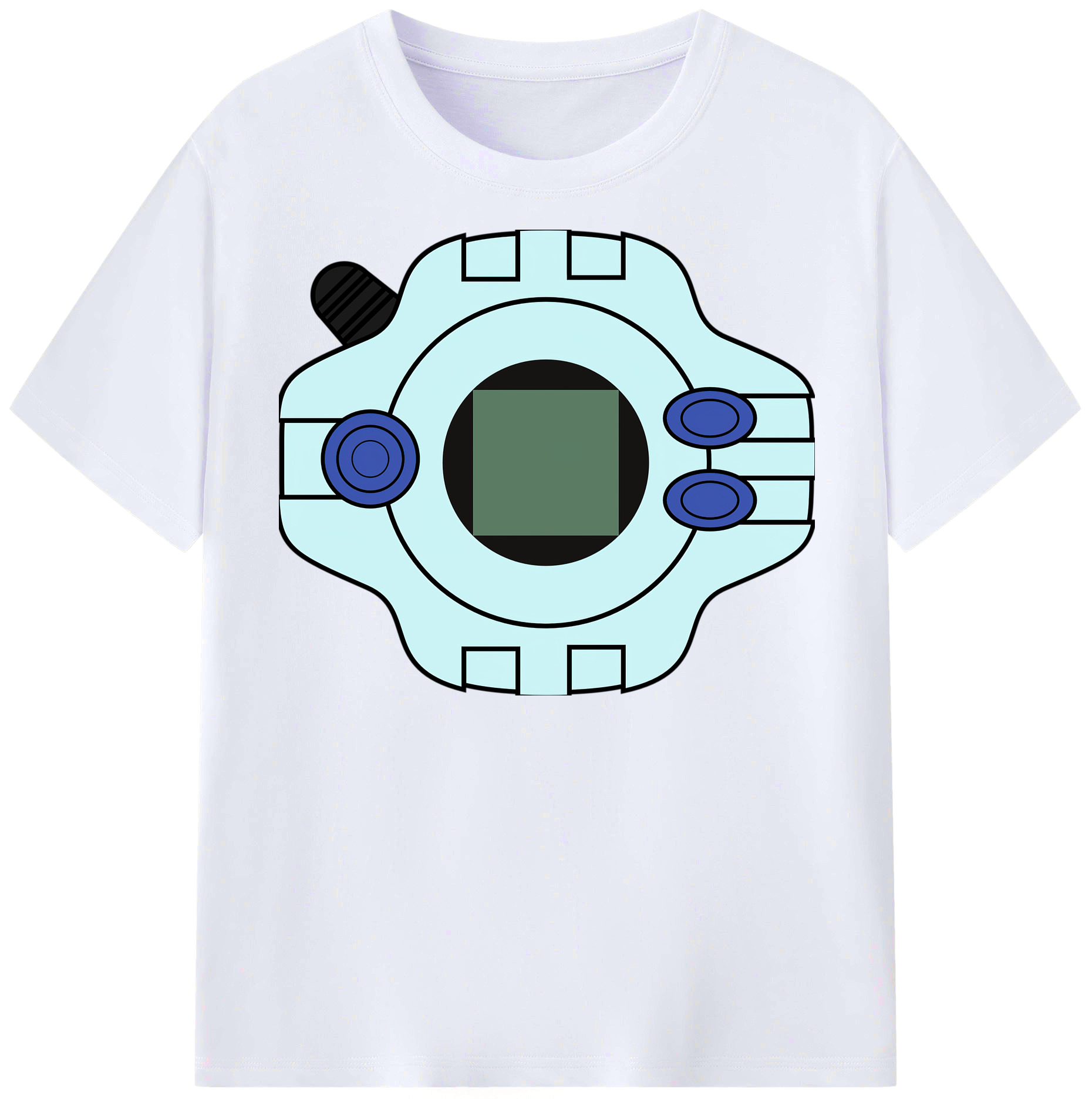 （画像用） Digimon デジタルモンスター/デジモン レディースカジュアルプリントTシャツ（綿100％）