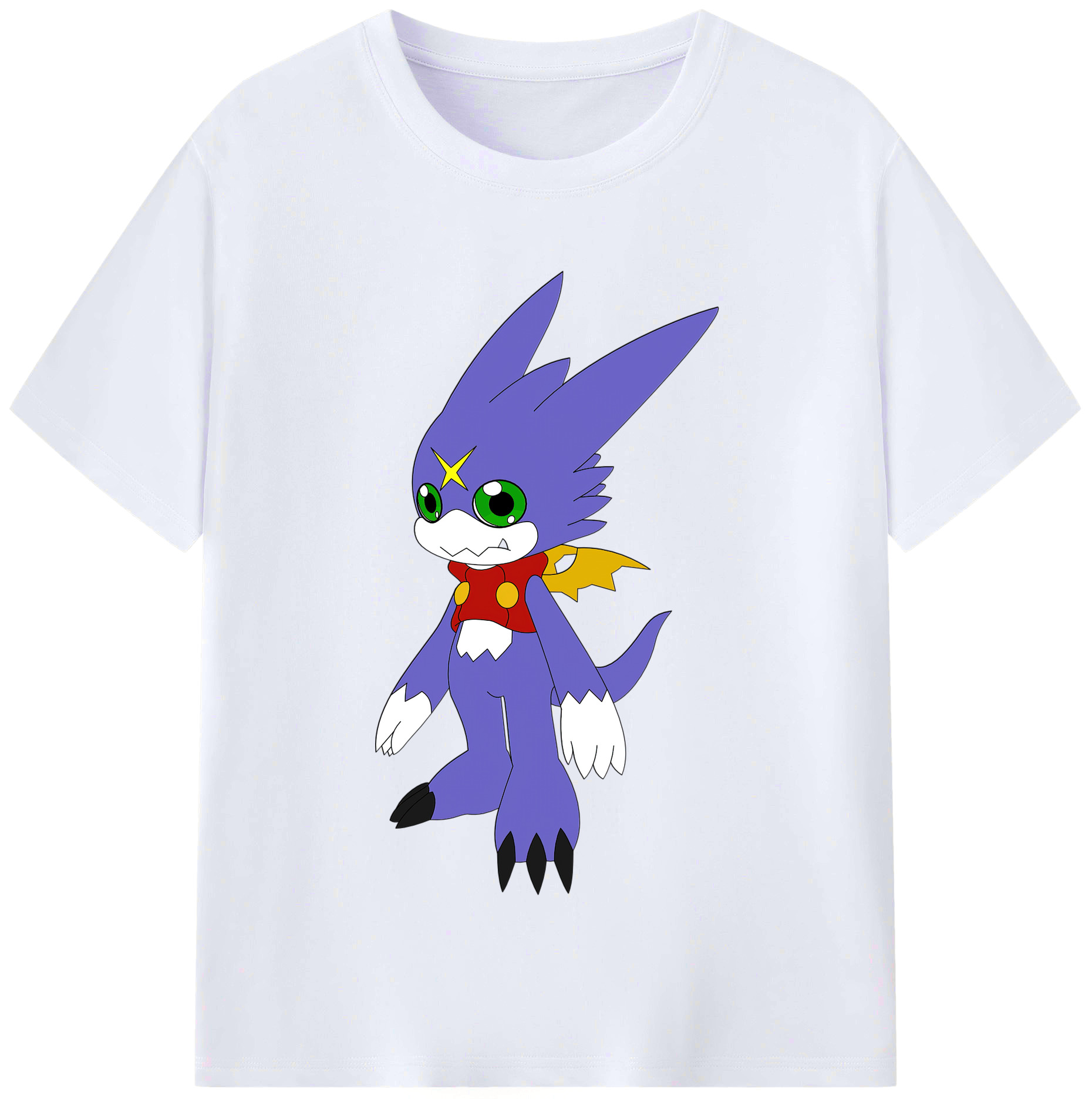 （画像用） Digimon デジタルモンスター/デジモン レディースカジュアルプリントTシャツ（綿100％）