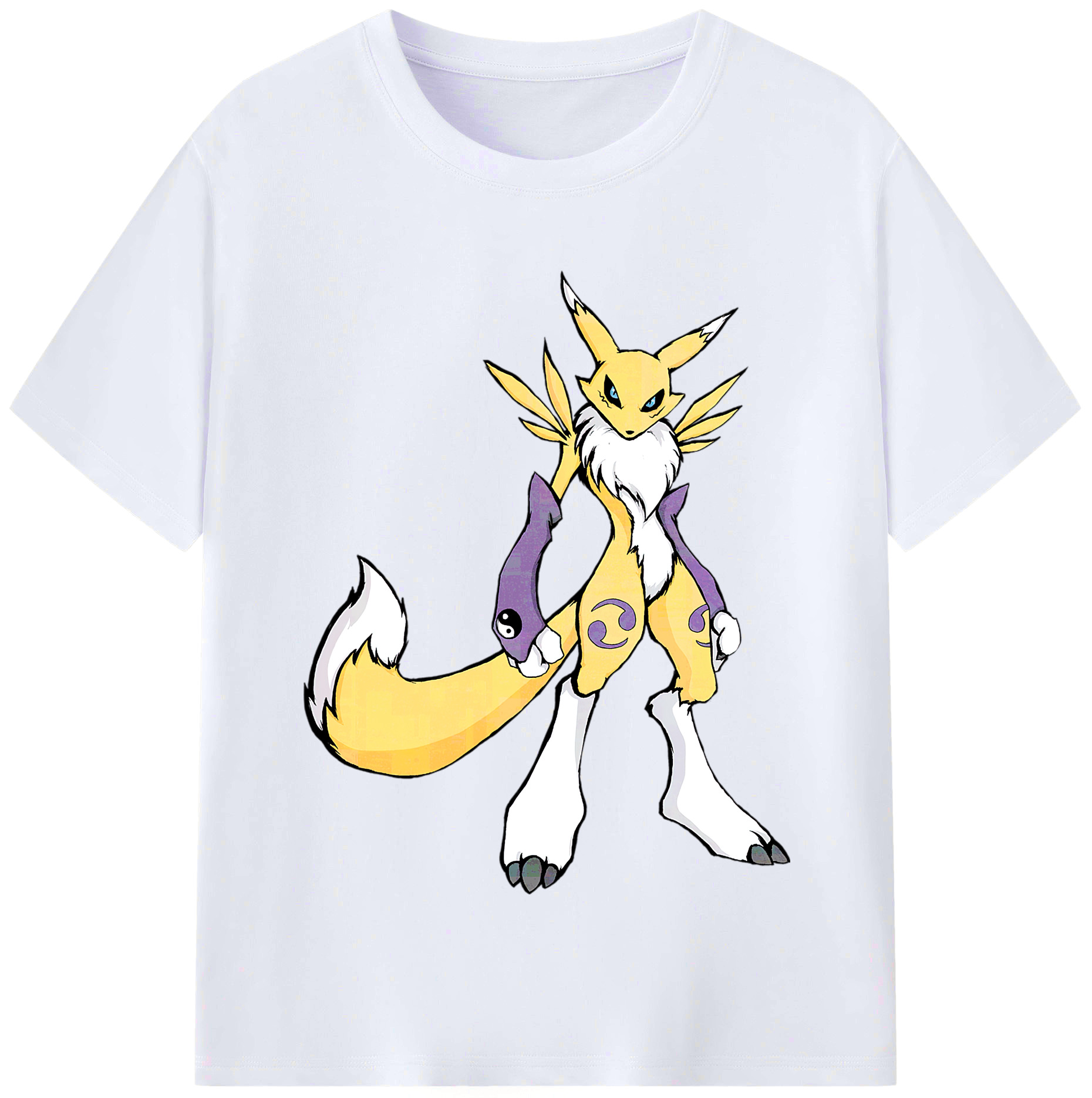 （画像用） Digimon デジタルモンスター/デジモン レディースカジュアルプリントTシャツ（綿100％）