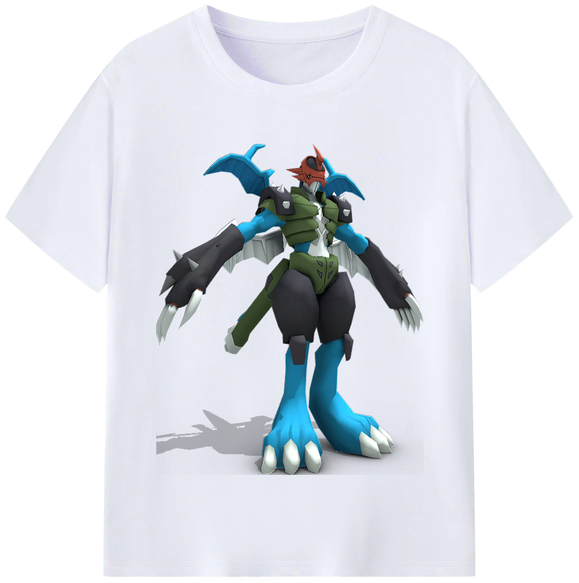 （画像用） Digimon デジタルモンスター/デジモン レディースカジュアルプリントTシャツ（綿100％）