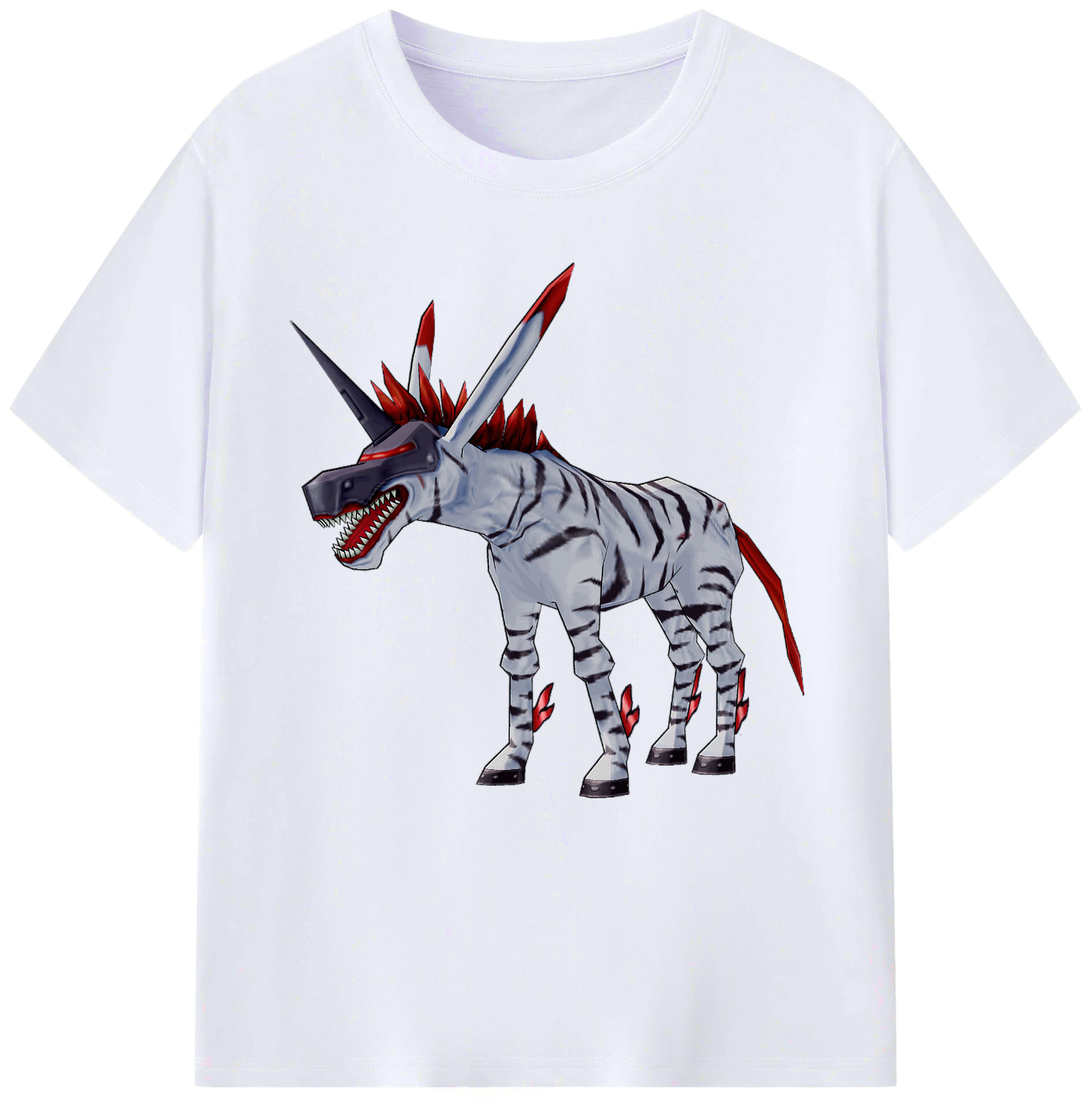 （画像用） Digimon デジタルモンスター/デジモン レディースカジュアルプリントTシャツ（綿100％）
