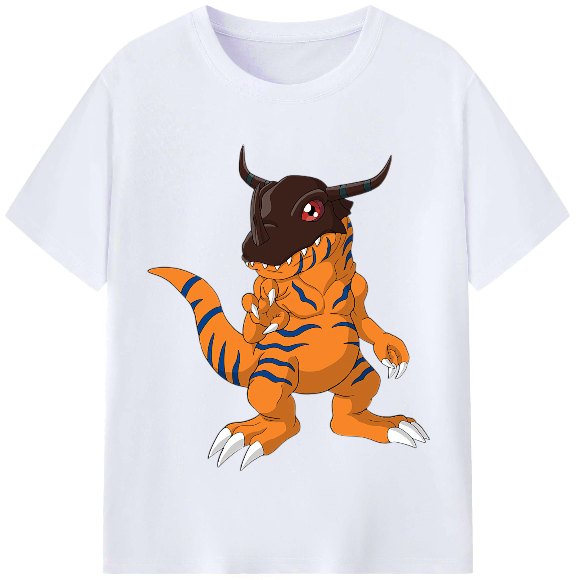 （画像用） Digimon デジタルモンスター/デジモン レディースカジュアルプリントTシャツ（綿100％）