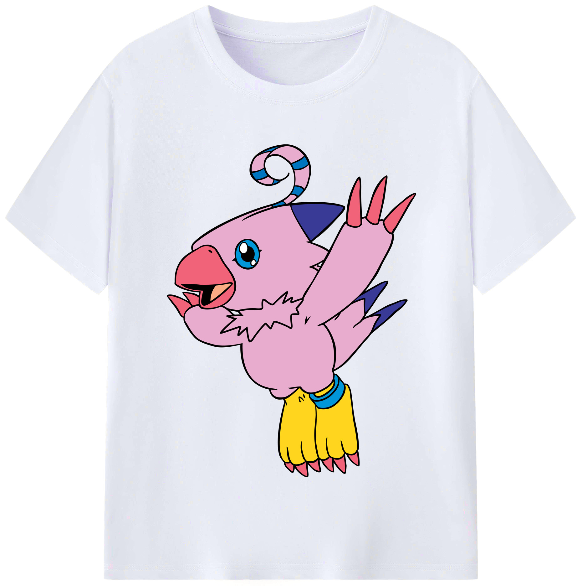 （画像用） Digimon デジタルモンスター/デジモン レディースカジュアルプリントTシャツ（綿100％）