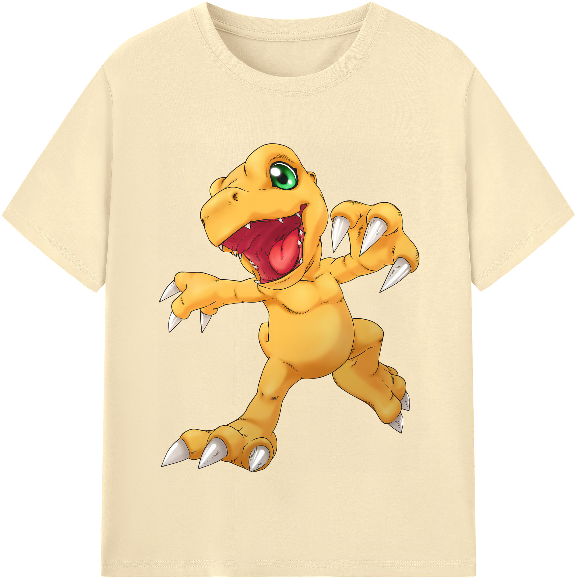 （画像用） Digimon デジタルモンスター/デジモン 綿100％半袖Tシャツ（フロントプリント）