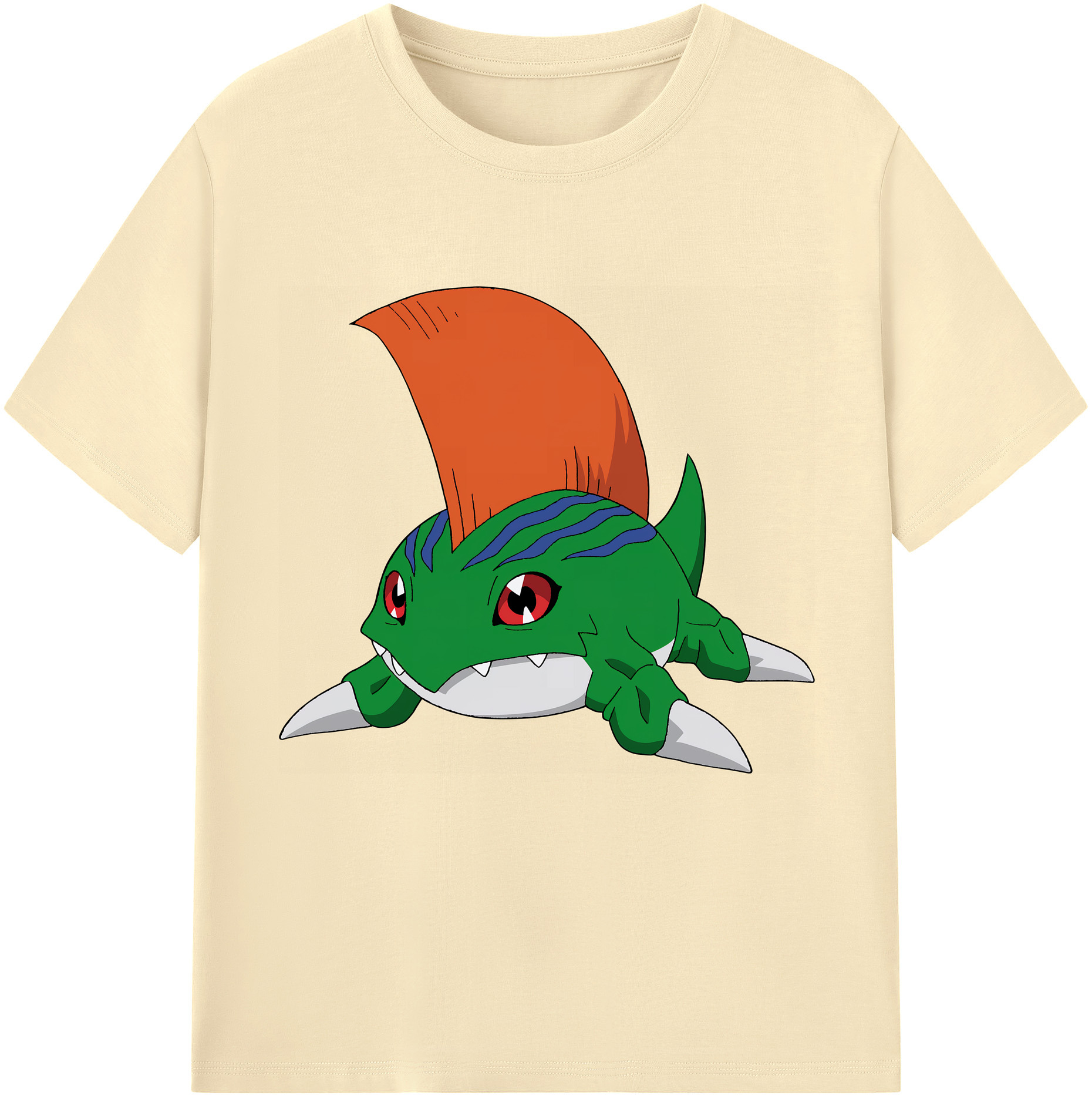 （画像用） Digimon デジタルモンスター/デジモン 綿100％半袖Tシャツ（フロントプリント）