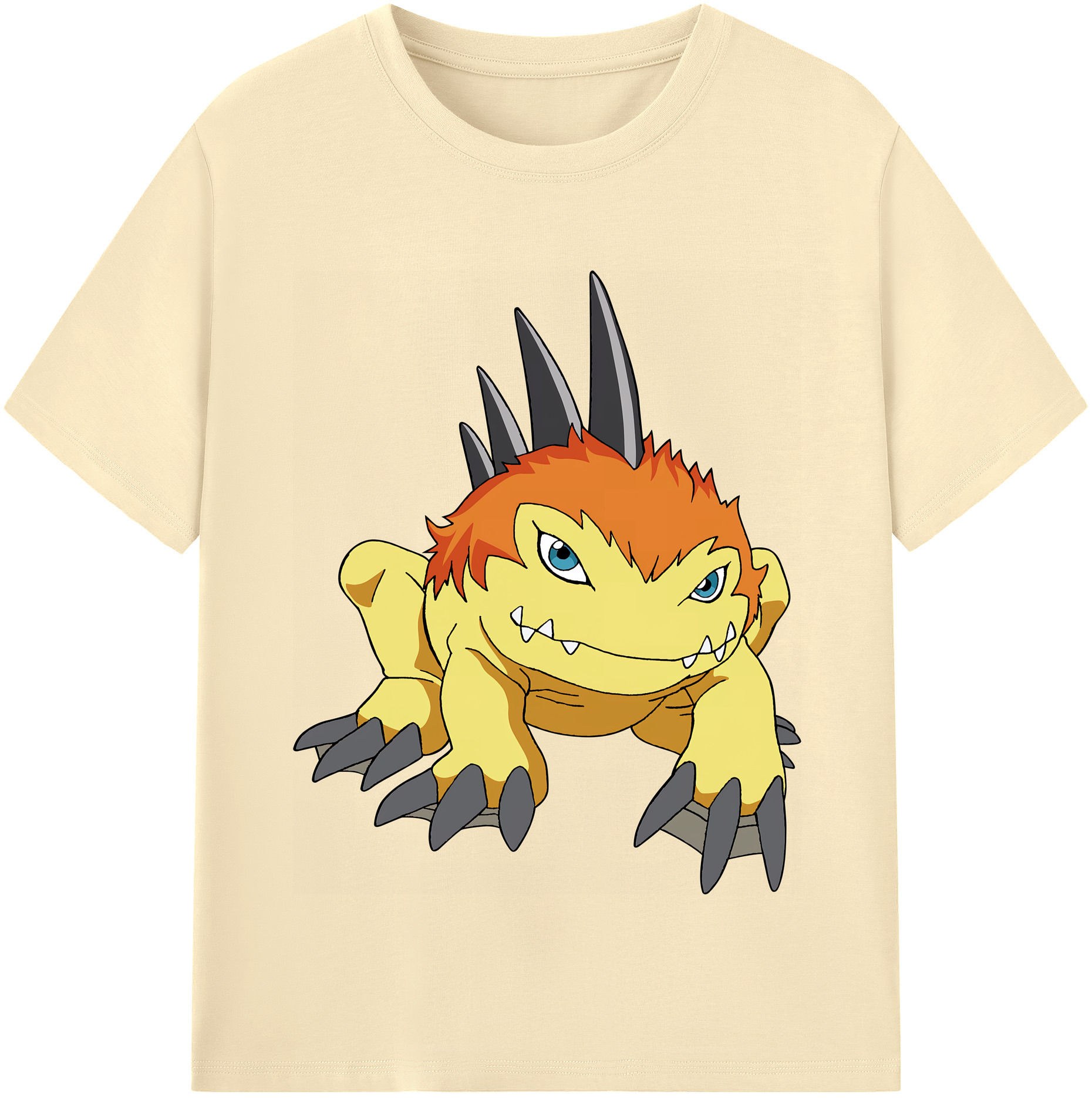 （画像用） Digimon デジタルモンスター/デジモン 綿100％半袖Tシャツ（フロントプリント）