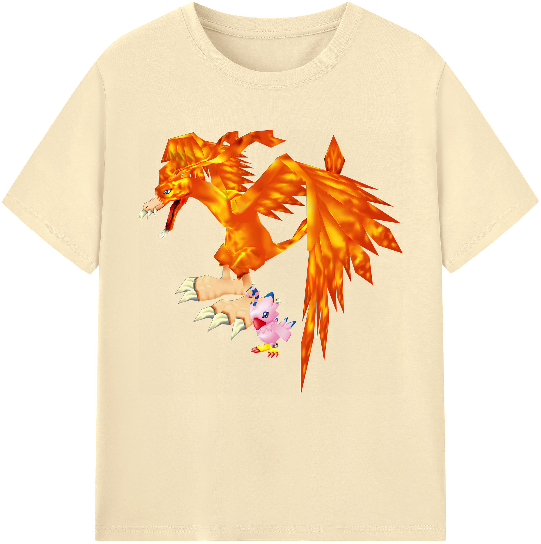 （画像用） Digimon デジタルモンスター/デジモン 綿100％半袖Tシャツ（フロントプリント）