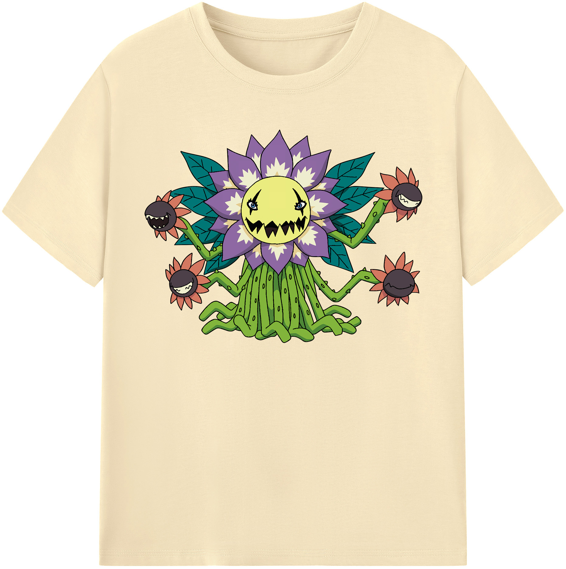 （画像用） Digimon デジタルモンスター/デジモン 綿100％半袖Tシャツ（フロントプリント）
