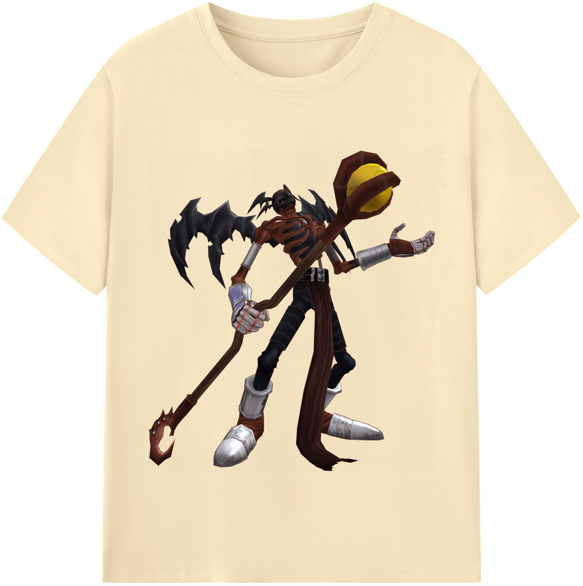 （画像用） Digimon デジタルモンスター/デジモン 綿100％半袖Tシャツ（フロントプリント）