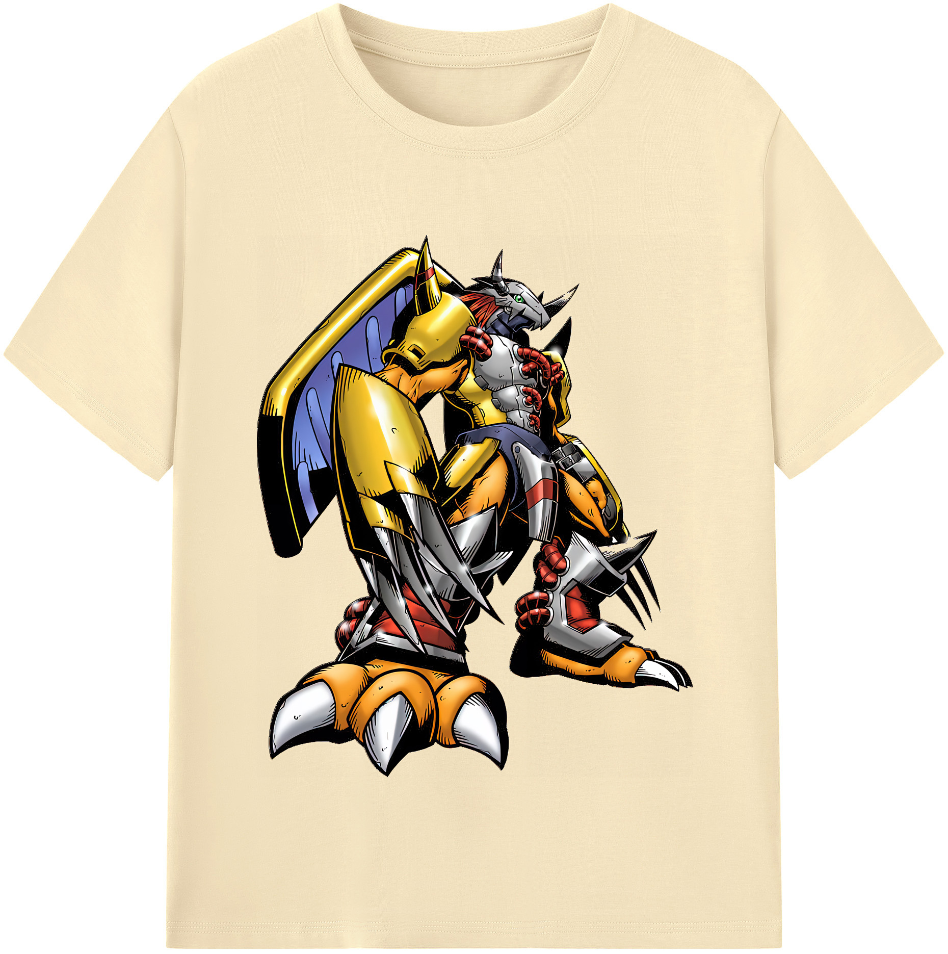 （画像用） Digimon デジタルモンスター/デジモン 綿100％半袖Tシャツ（フロントプリント）