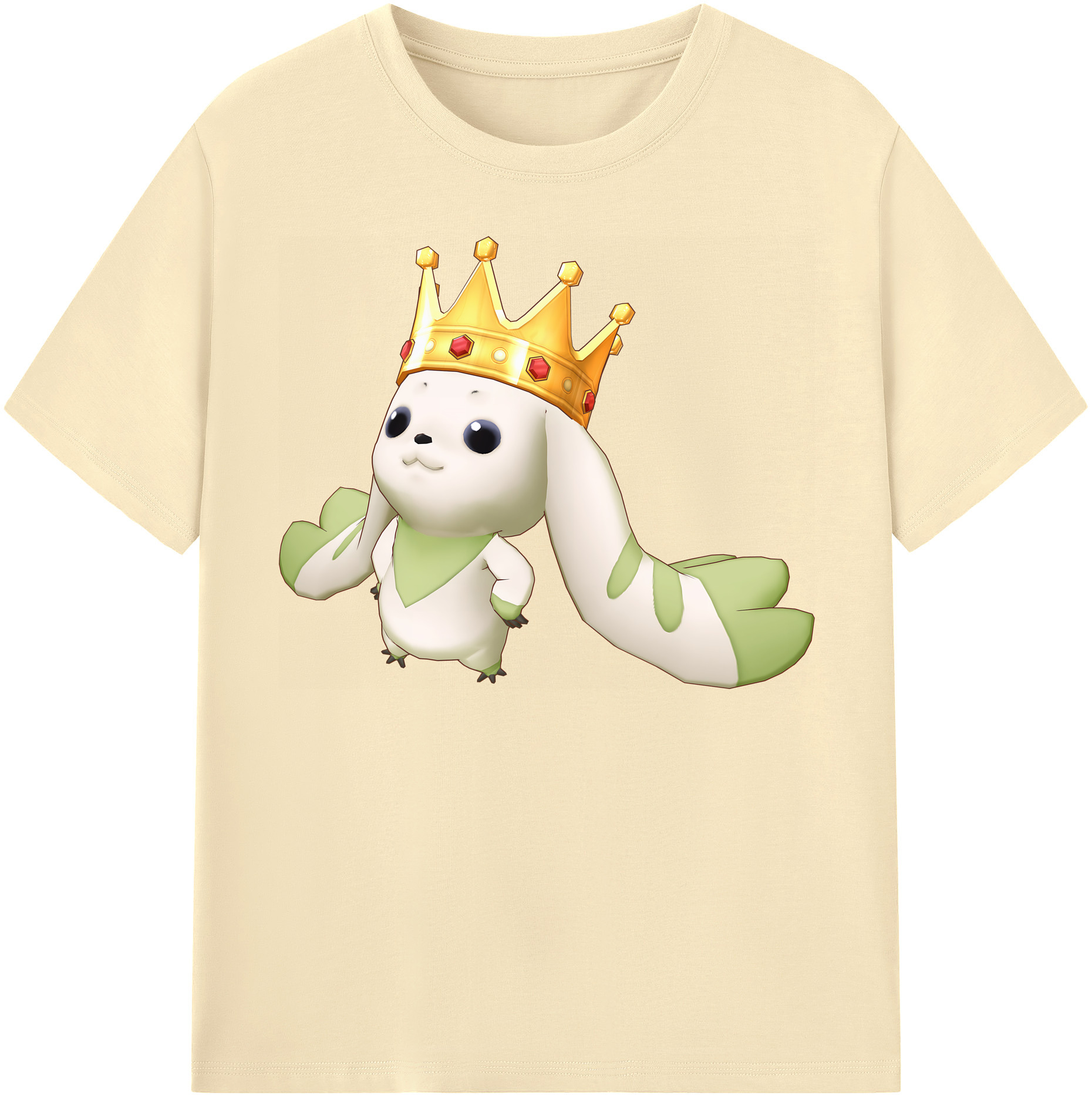 （画像用） Digimon デジタルモンスター/デジモン 綿100％半袖Tシャツ（フロントプリント）