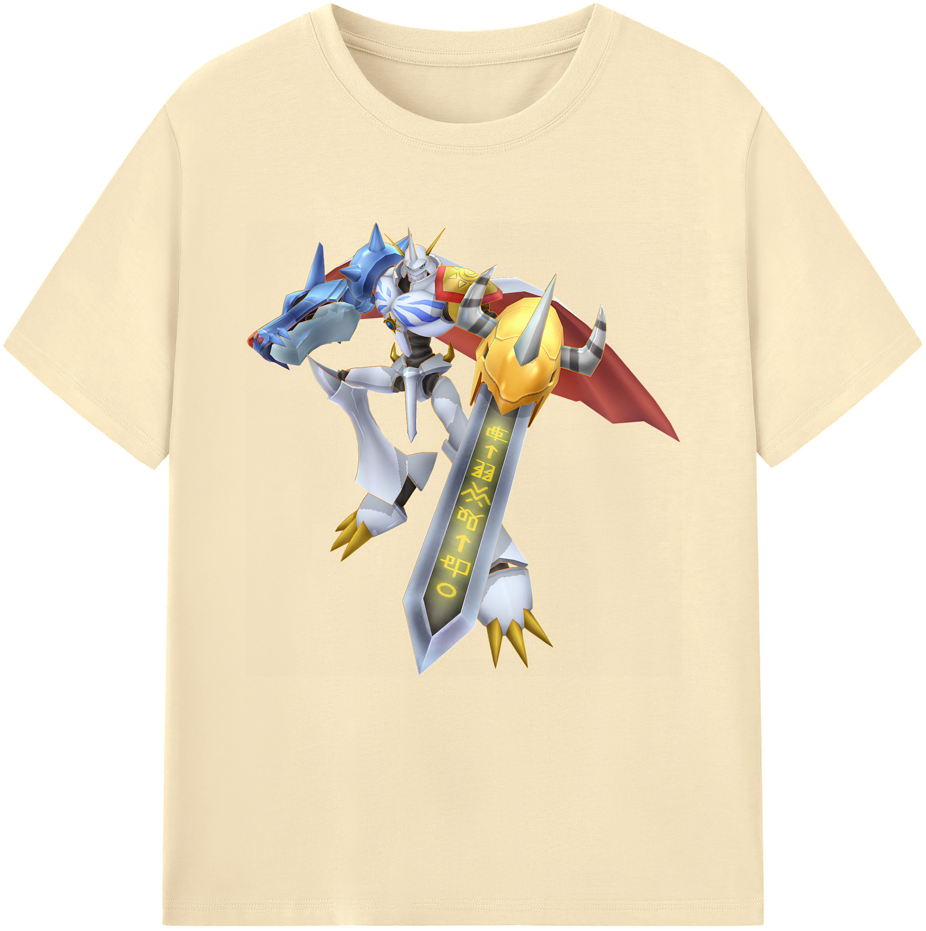 （画像用） Digimon デジタルモンスター/デジモン 綿100％半袖Tシャツ（フロントプリント）