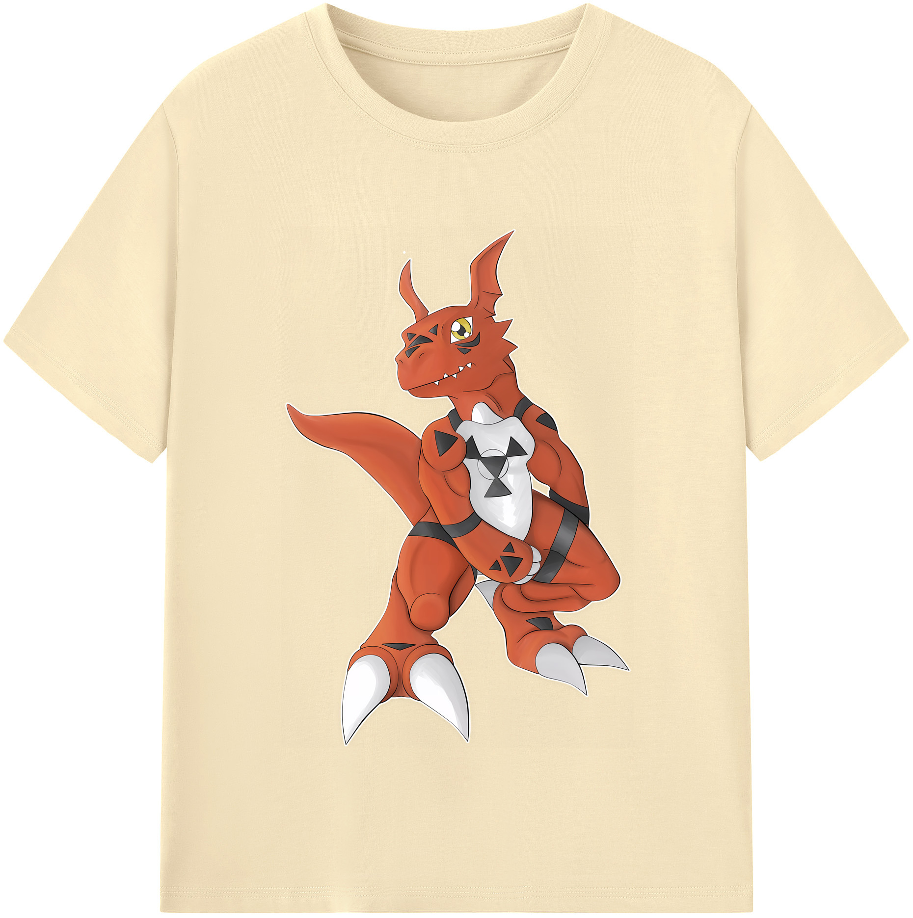（画像用） Digimon デジタルモンスター/デジモン 綿100％半袖Tシャツ（フロントプリント）