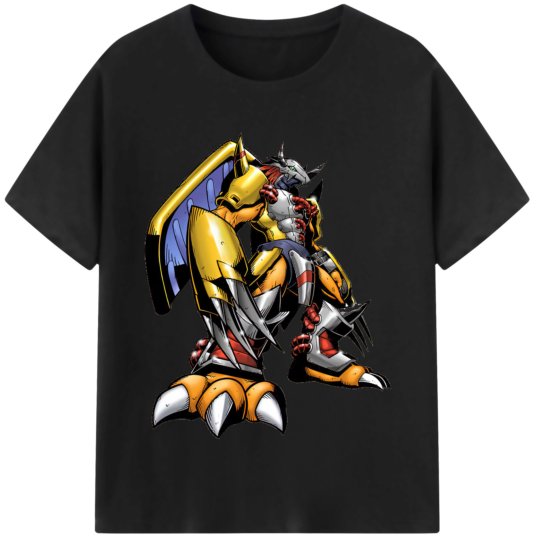 （画像用） Digimon デジタルモンスター/デジモン 綿100％半袖Tシャツ（フロントプリント）