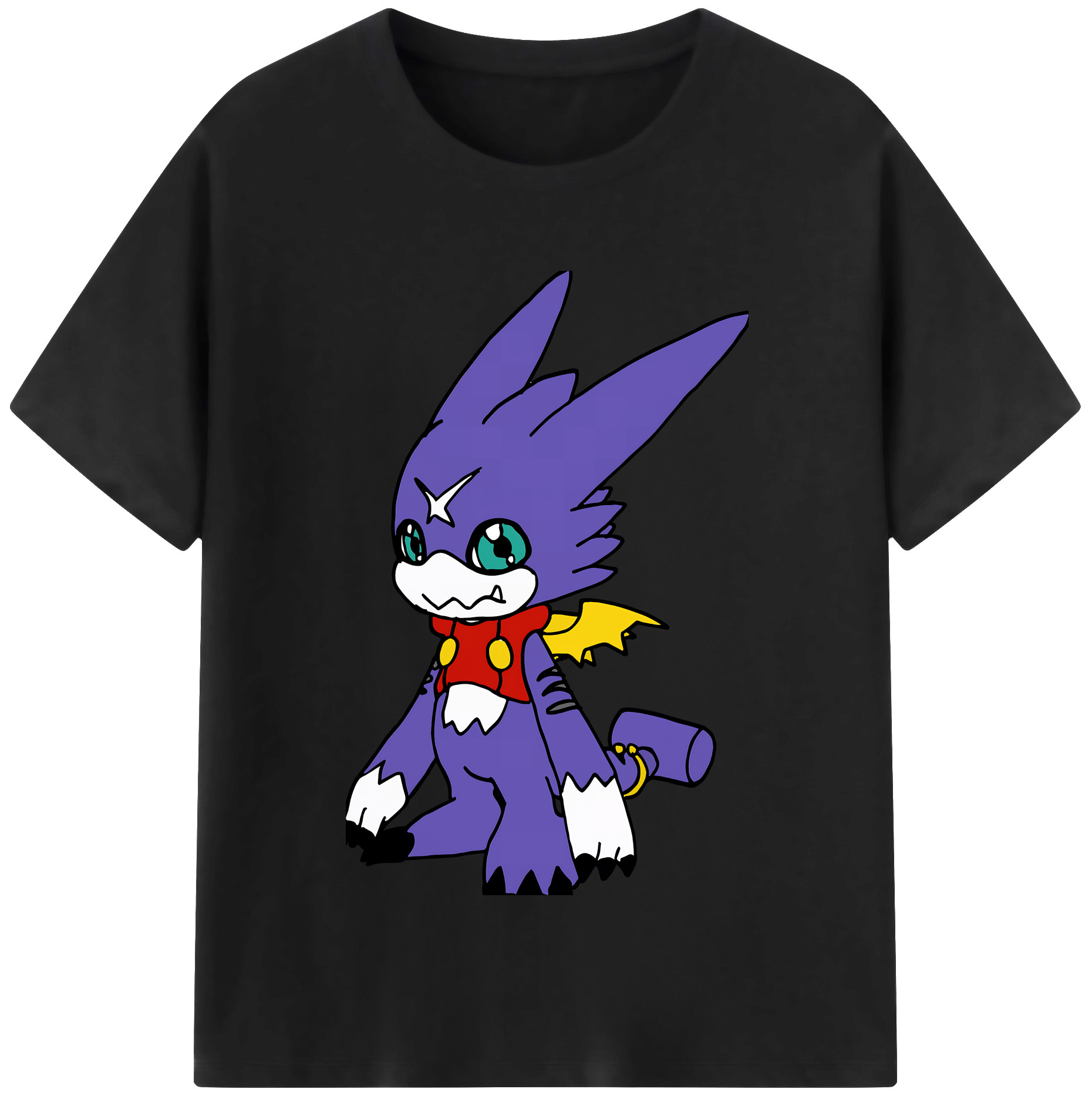 （画像用） Digimon デジタルモンスター/デジモン 綿100％半袖Tシャツ（フロントプリント）