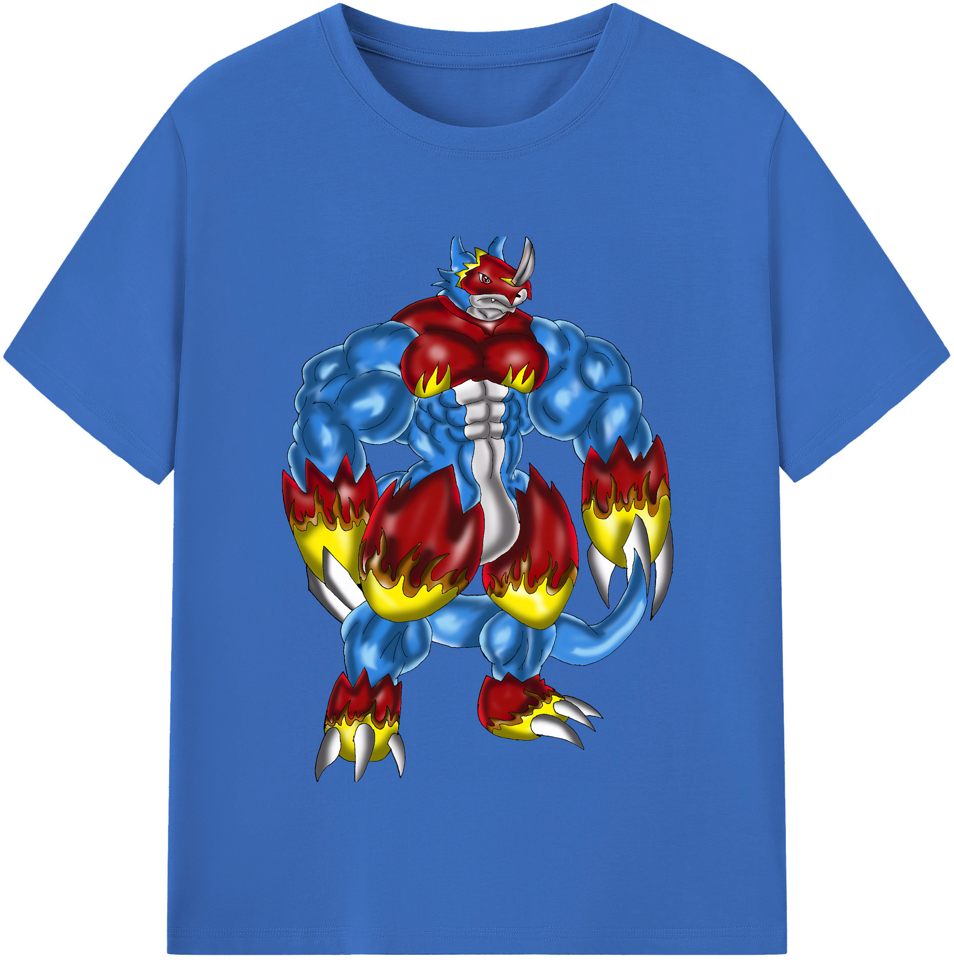 （画像用） Digimon デジタルモンスター/デジモン 綿100％半袖Tシャツ（フロントプリント）