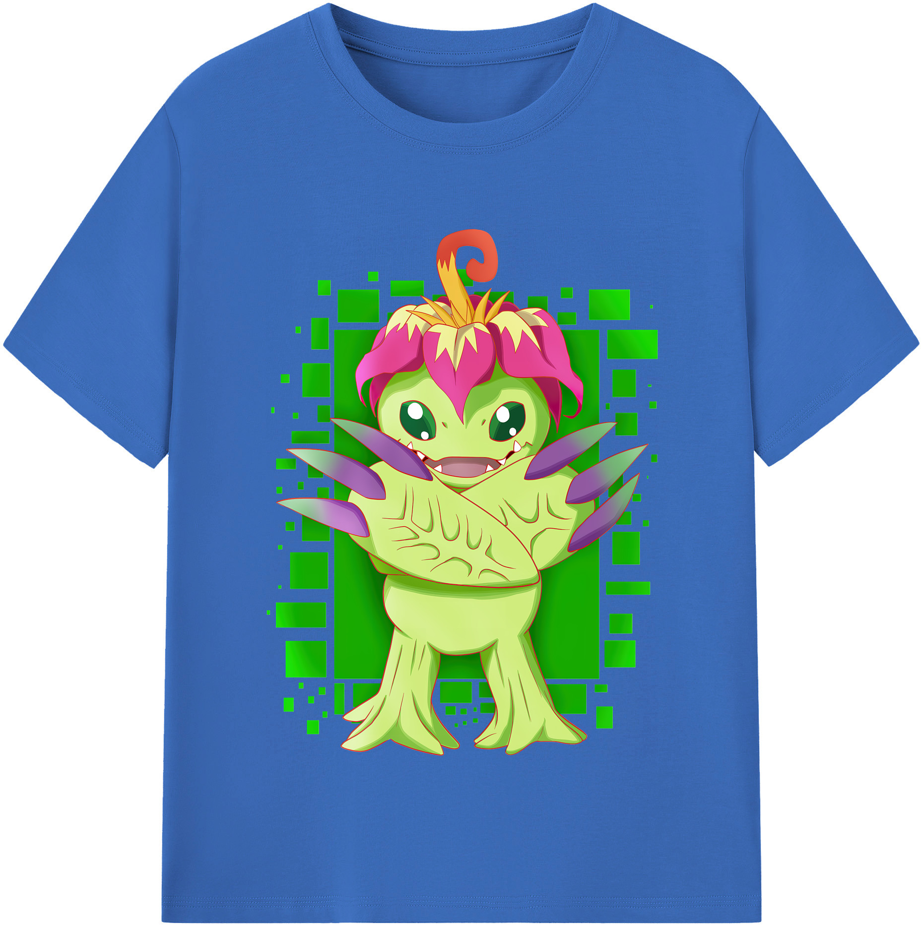 （画像用） Digimon デジタルモンスター/デジモン 綿100％半袖Tシャツ（フロントプリント）