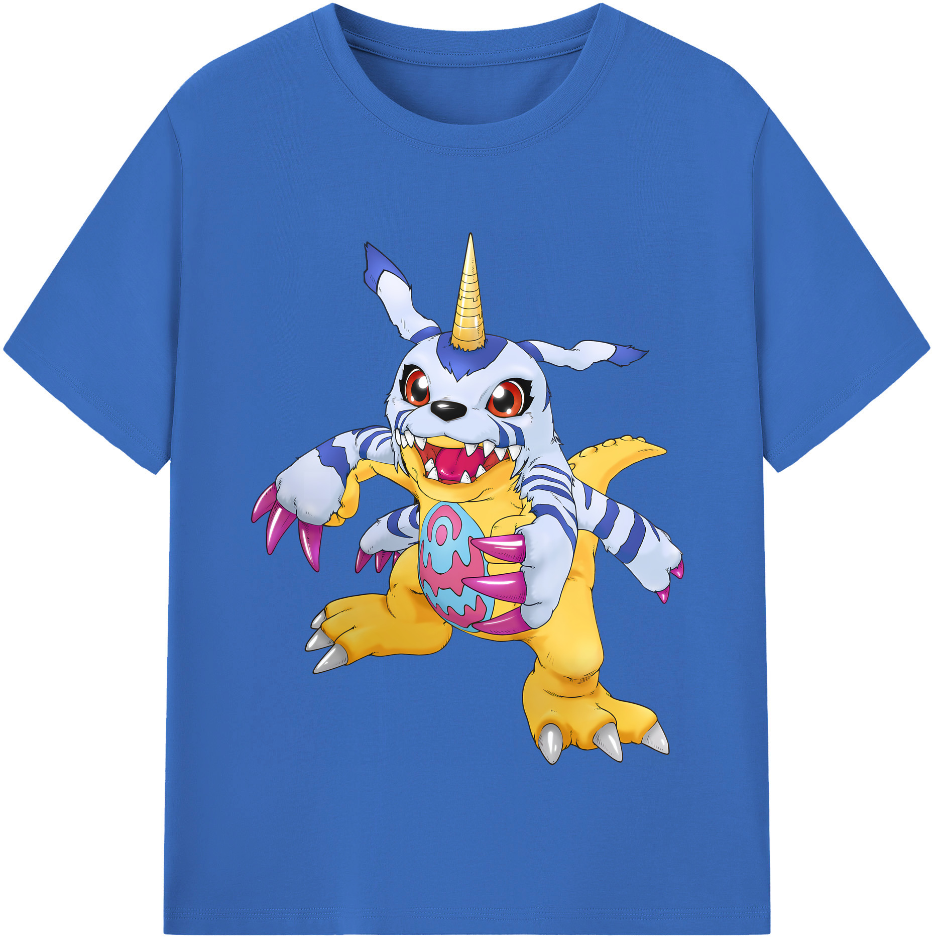 （画像用） Digimon デジタルモンスター/デジモン 綿100％半袖Tシャツ（フロントプリント）