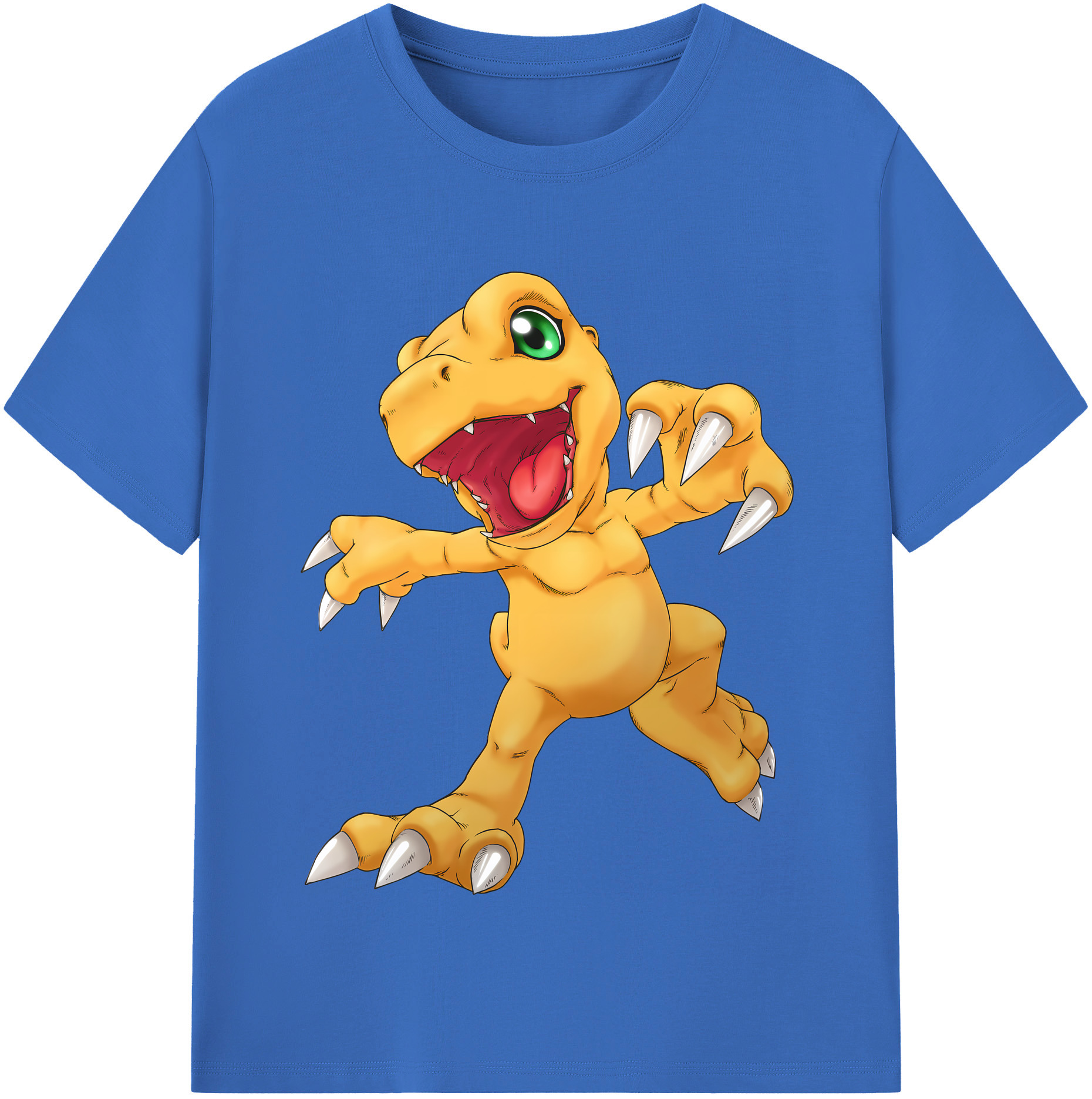 （画像用） Digimon デジタルモンスター/デジモン 綿100％半袖Tシャツ（フロントプリント）