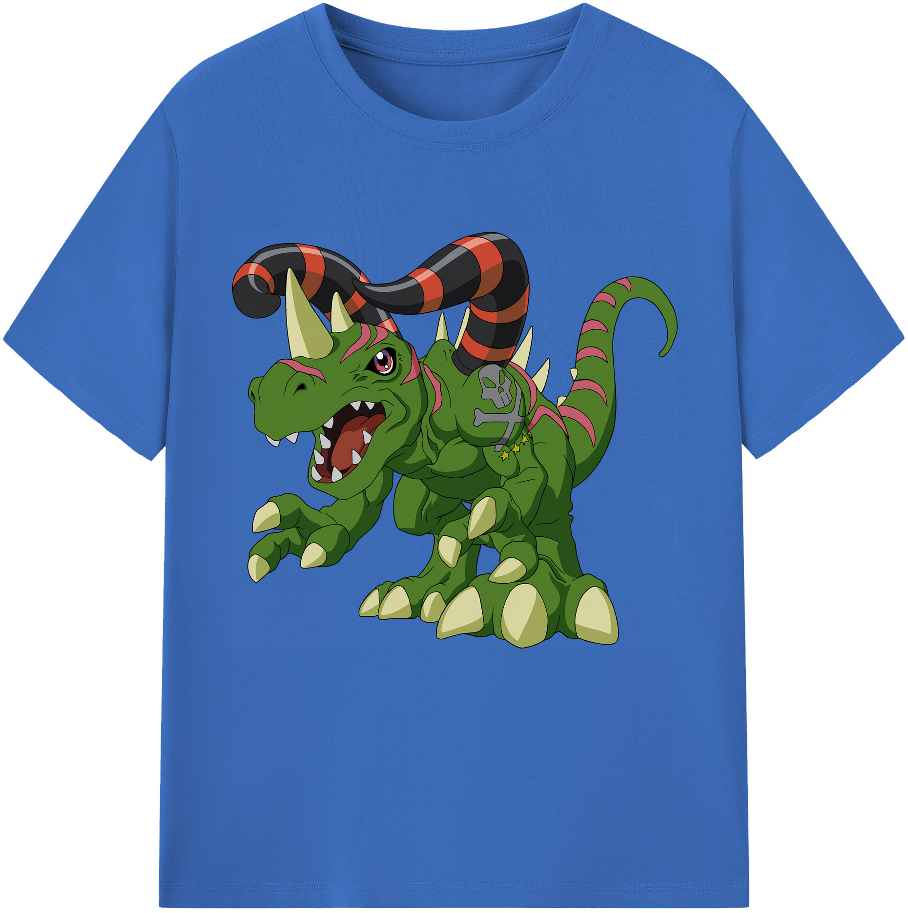 （画像用） Digimon デジタルモンスター/デジモン 綿100％半袖Tシャツ（フロントプリント）