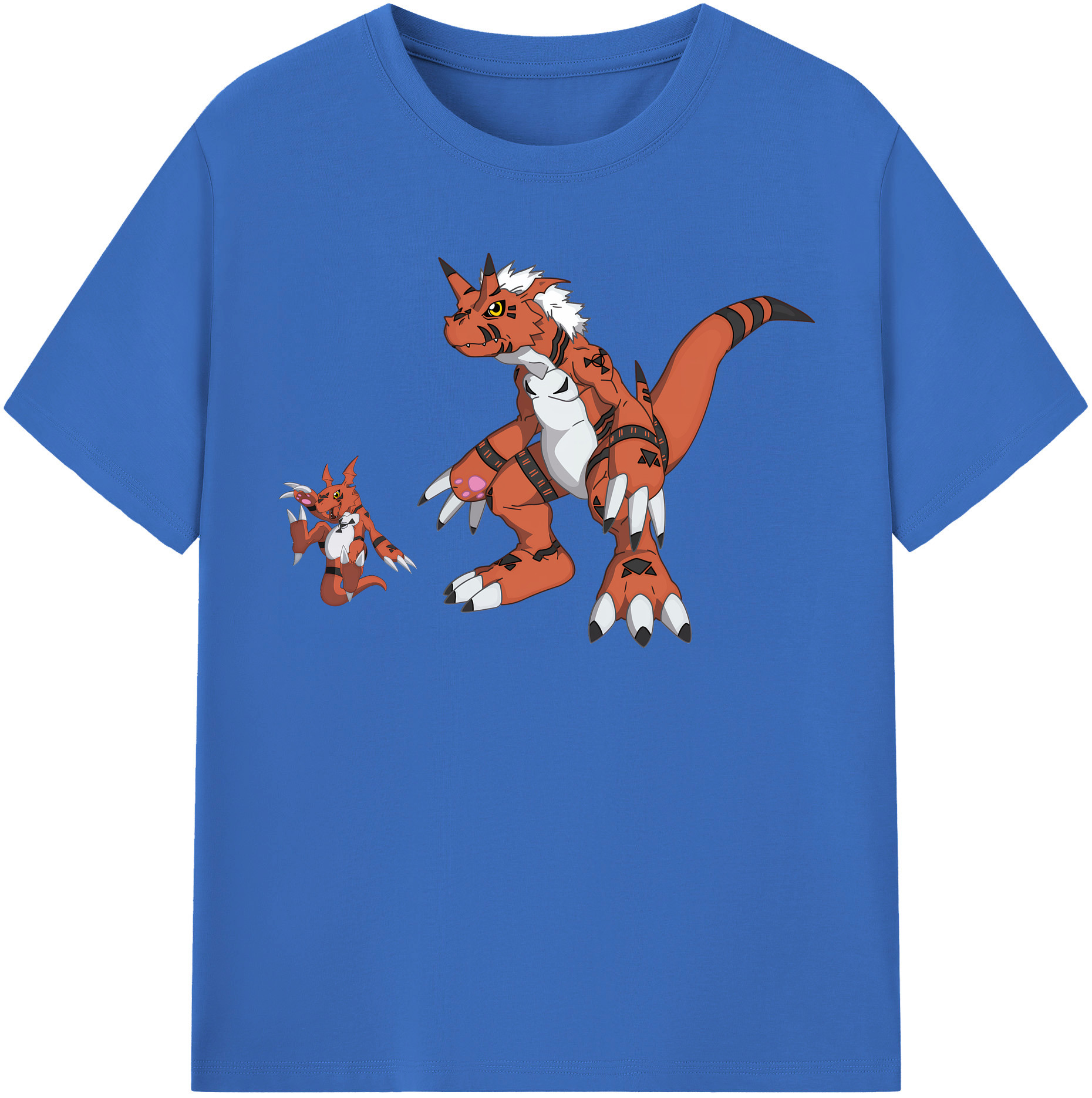 （画像用） Digimon デジタルモンスター/デジモン 綿100％半袖Tシャツ（フロントプリント）