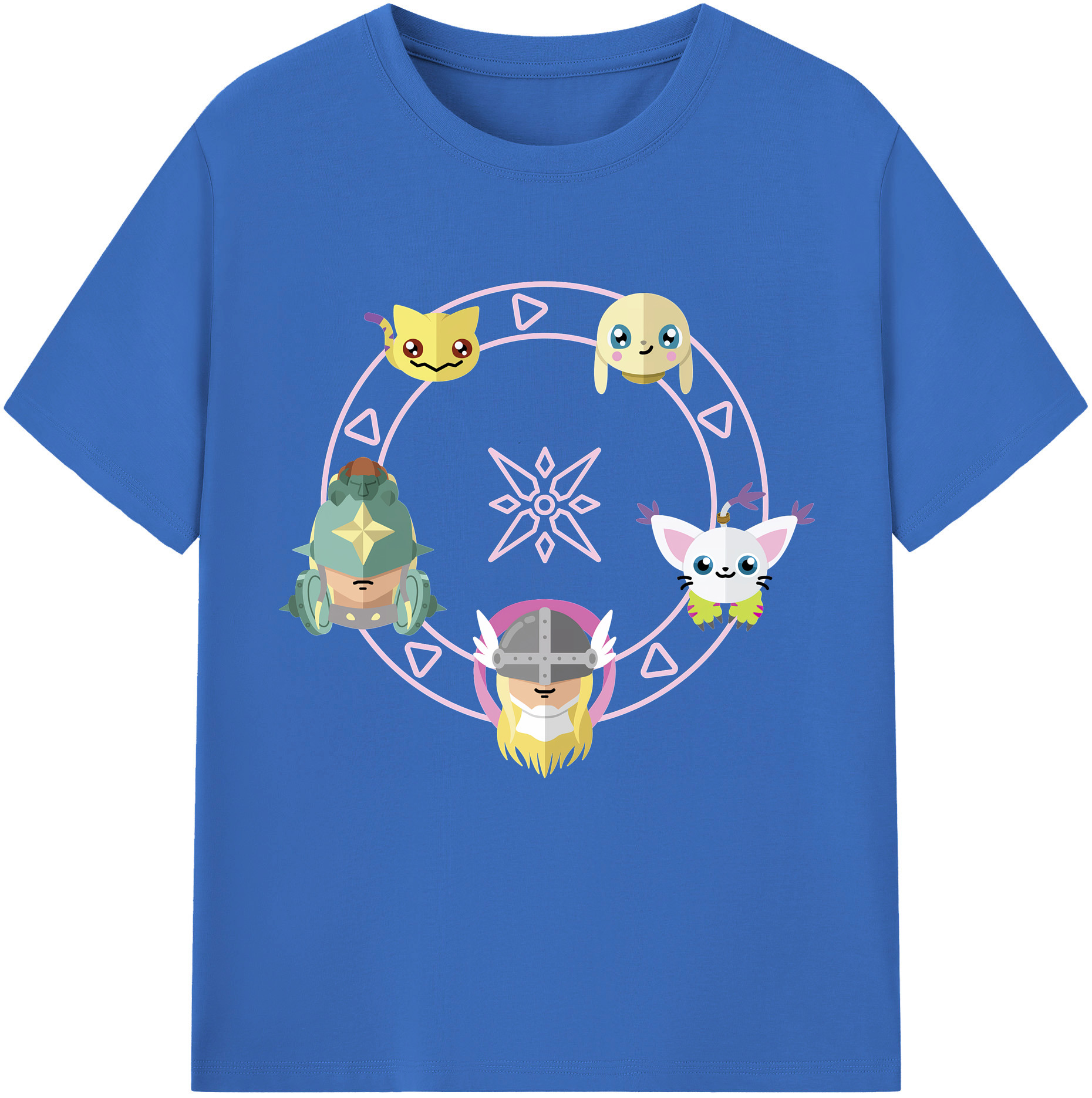 （画像用） Digimon デジタルモンスター/デジモン 綿100％半袖Tシャツ（フロントプリント）