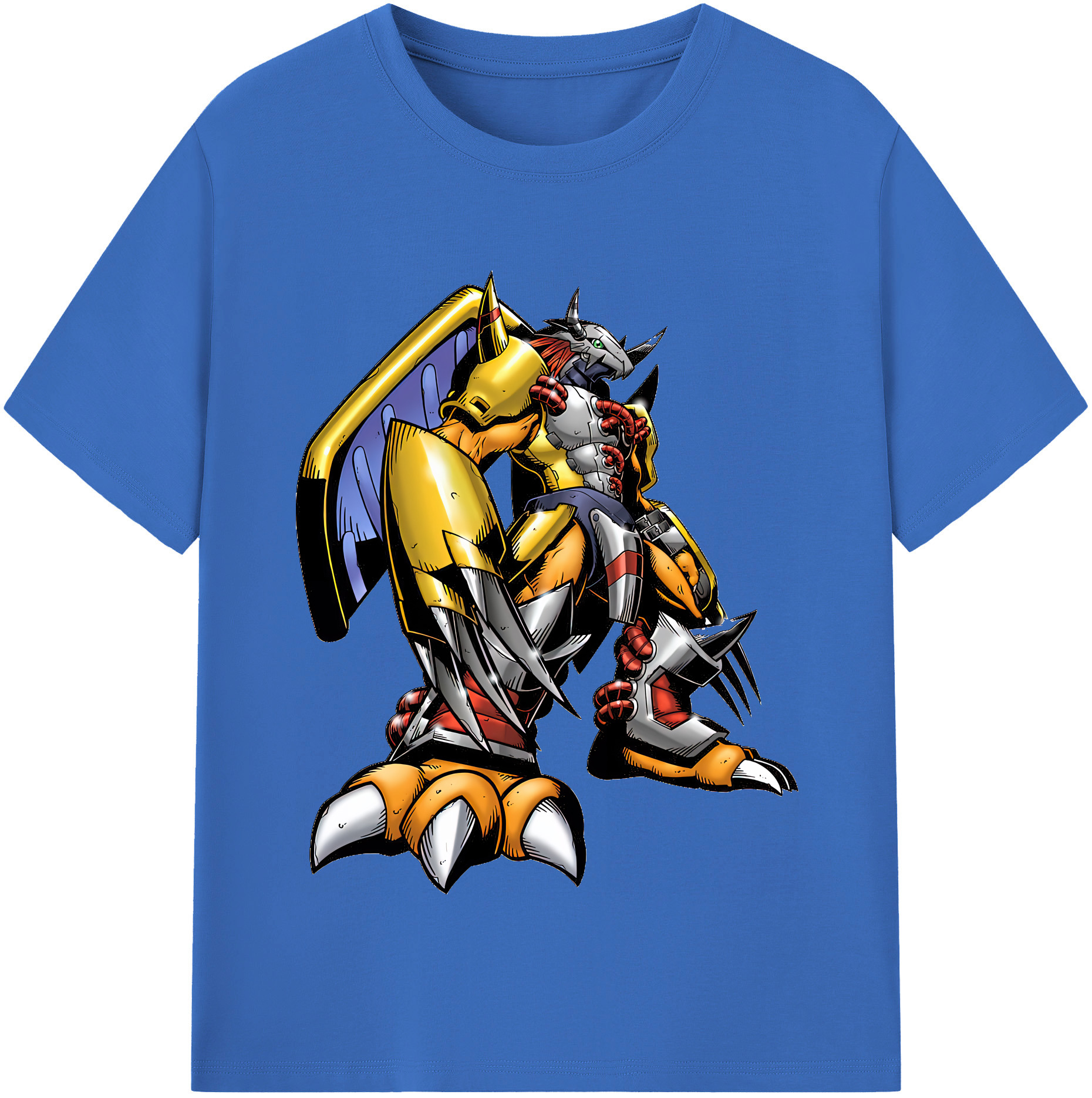 （画像用） Digimon デジタルモンスター/デジモン 綿100％半袖Tシャツ（フロントプリント）
