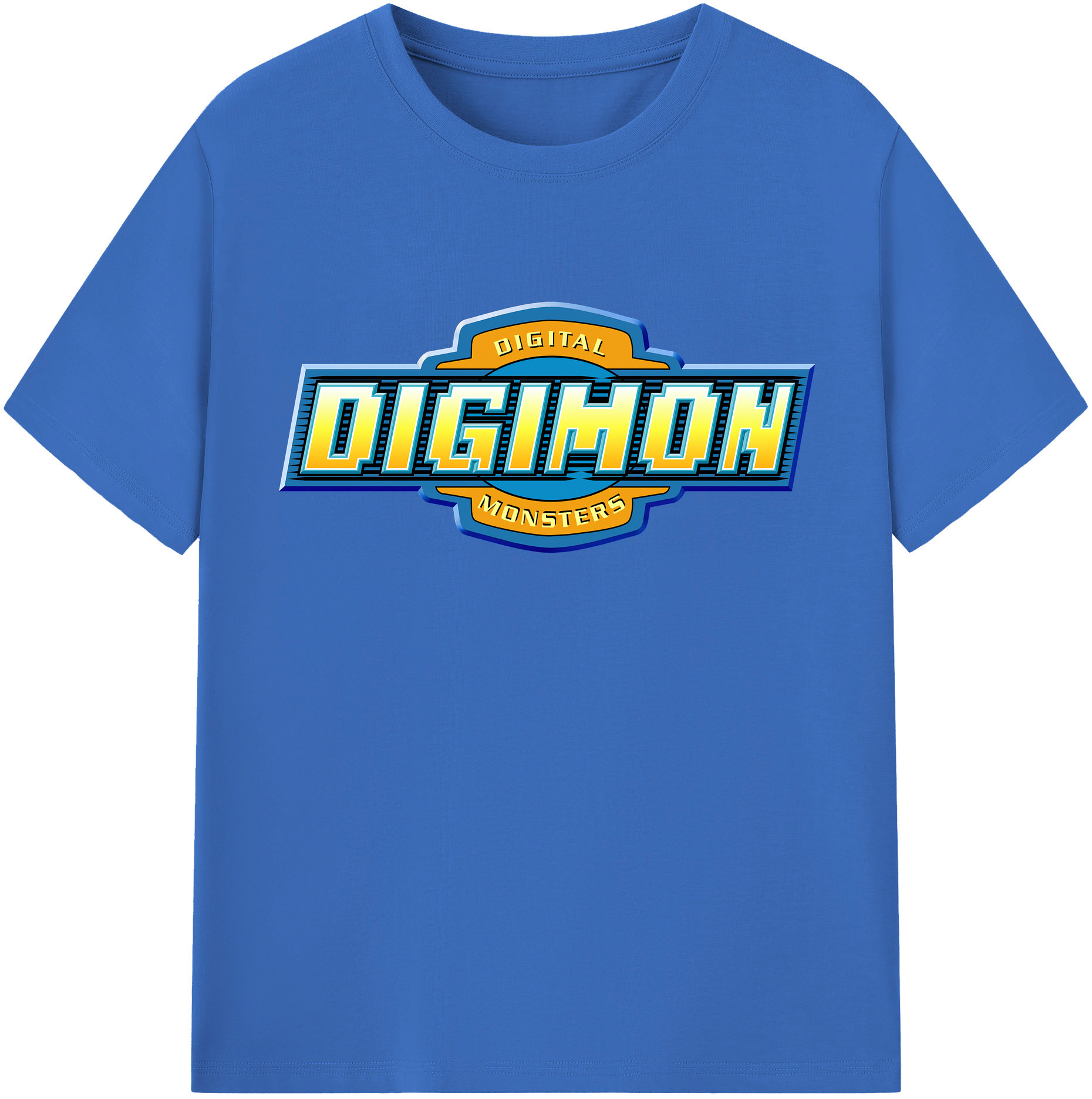 （画像用） Digimon デジタルモンスター/デジモン 綿100％半袖Tシャツ（フロントプリント）