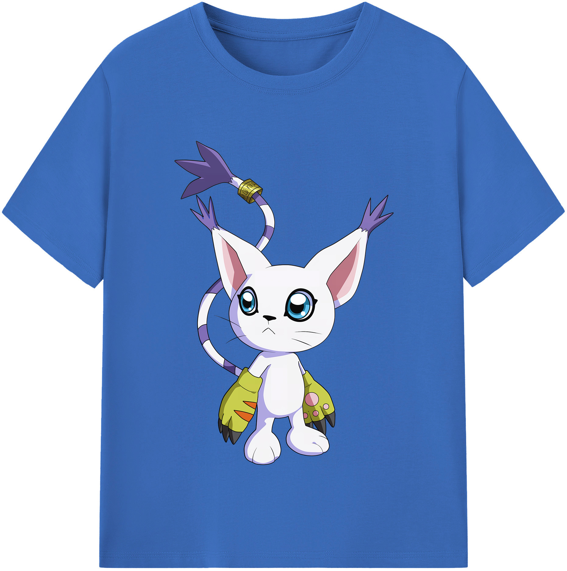 （画像用） Digimon デジタルモンスター/デジモン 綿100％半袖Tシャツ（フロントプリント）