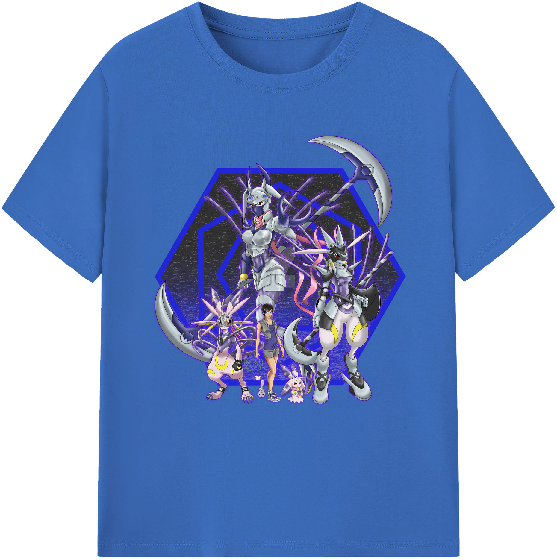 （画像用） Digimon デジタルモンスター/デジモン 綿100％半袖Tシャツ（フロントプリント）